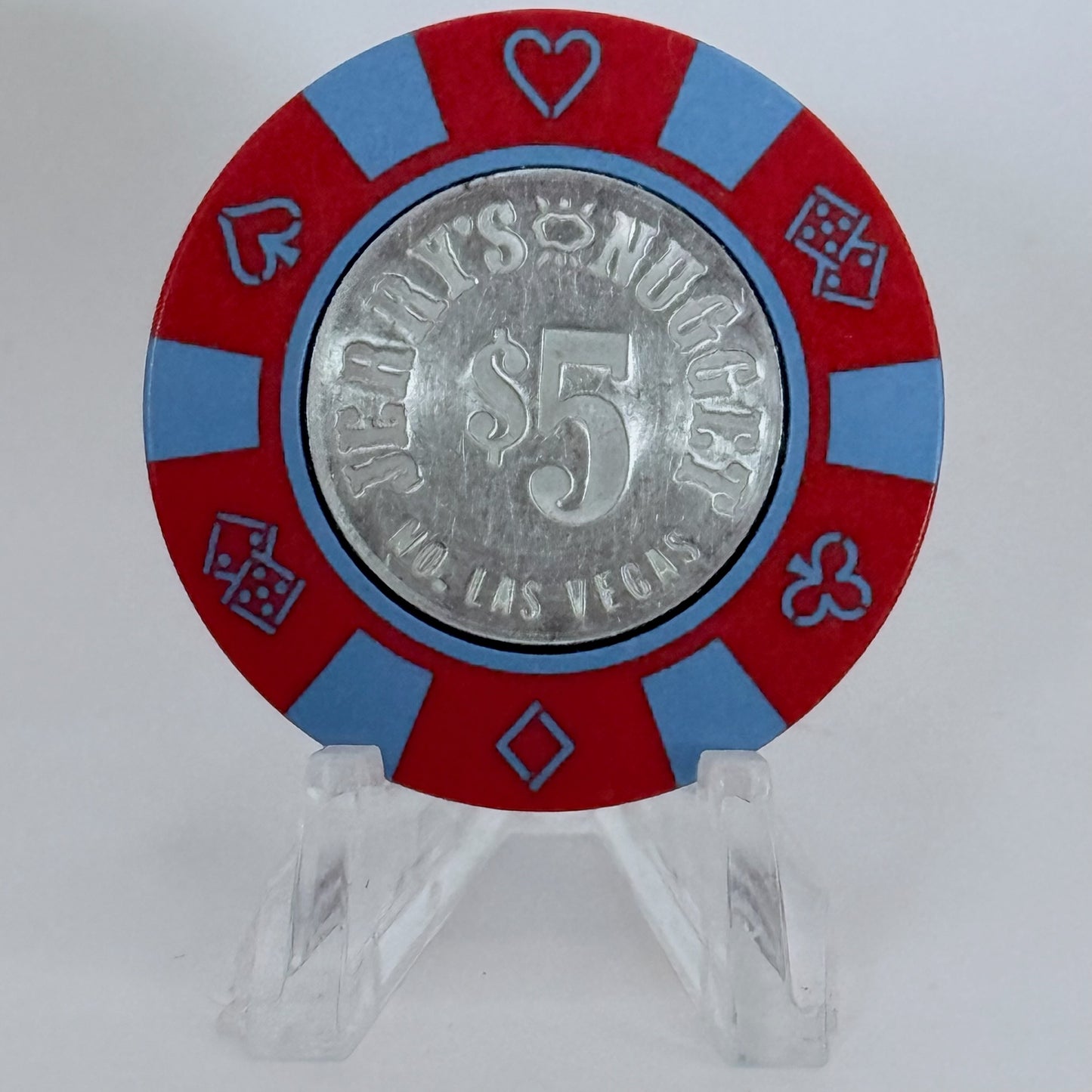 Jerry's Nugget N. Las Vegas Nevada 1990 $5 Casino Chip N1970