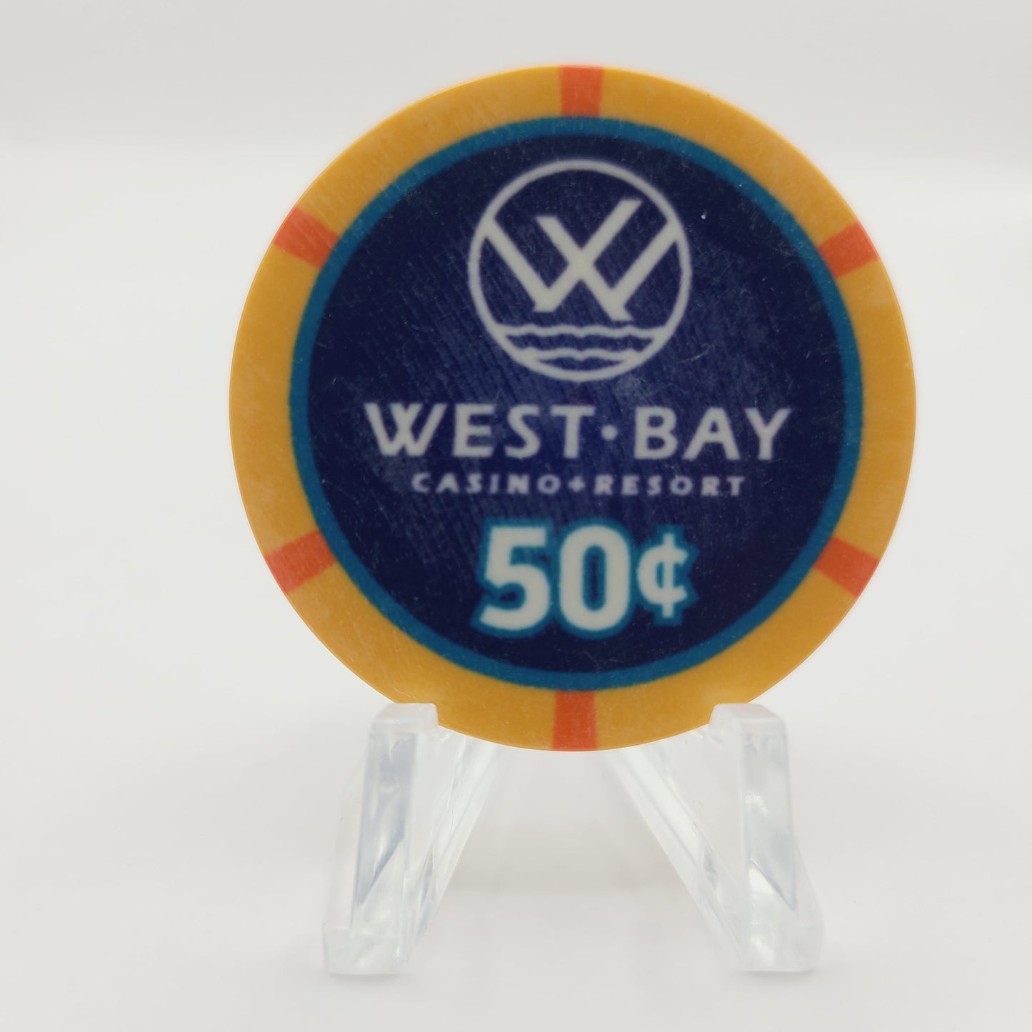 West Bay Casino Kingston Oklahoma $.50 Casino Chip