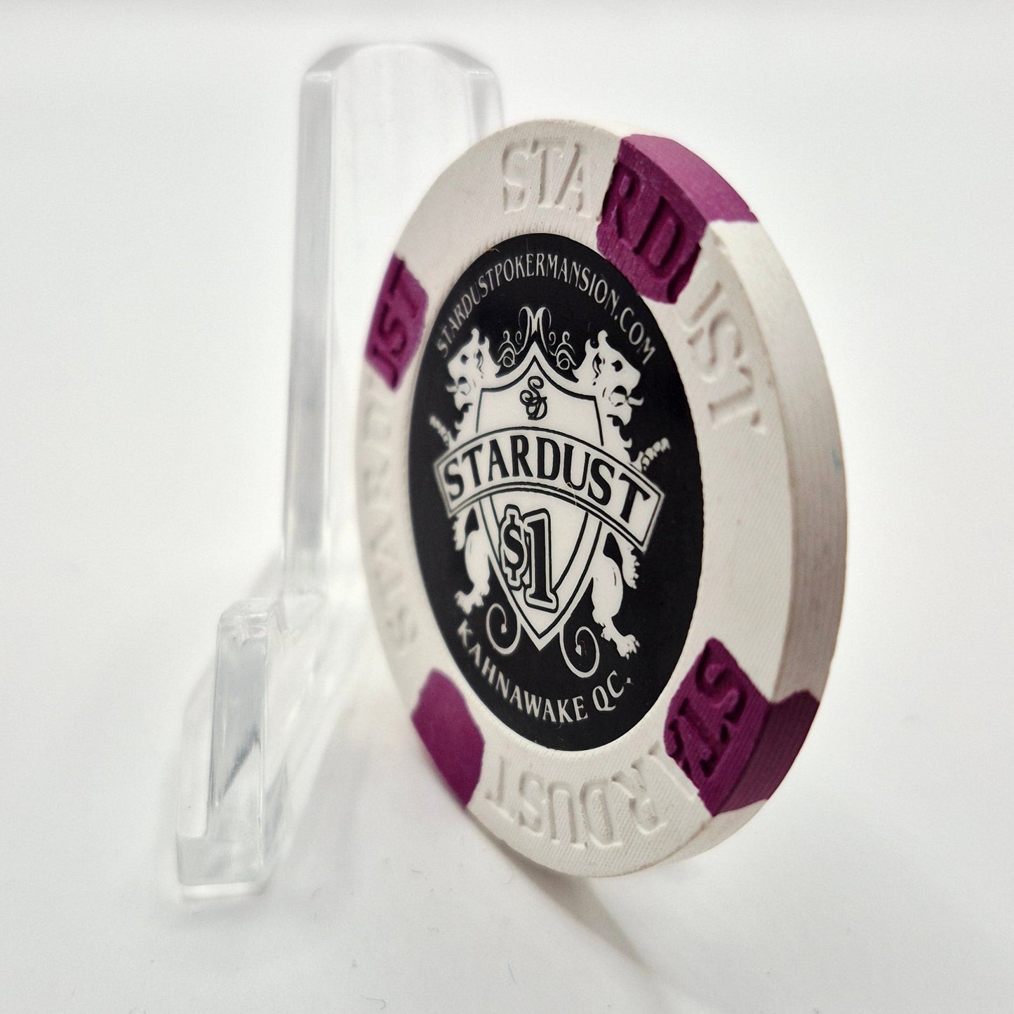 Stardust Poker Mansion Kanhawake Quebec Canada 2012 $1 Casino Chip