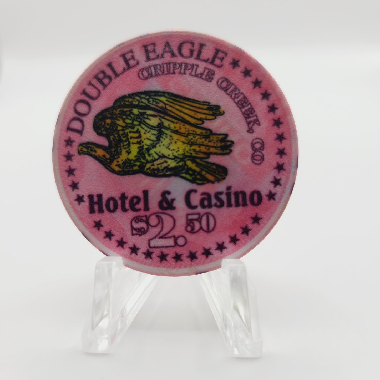 Double Eagle Hotel & Casino Cripple Creek Colorado $2.50 Casino Chip