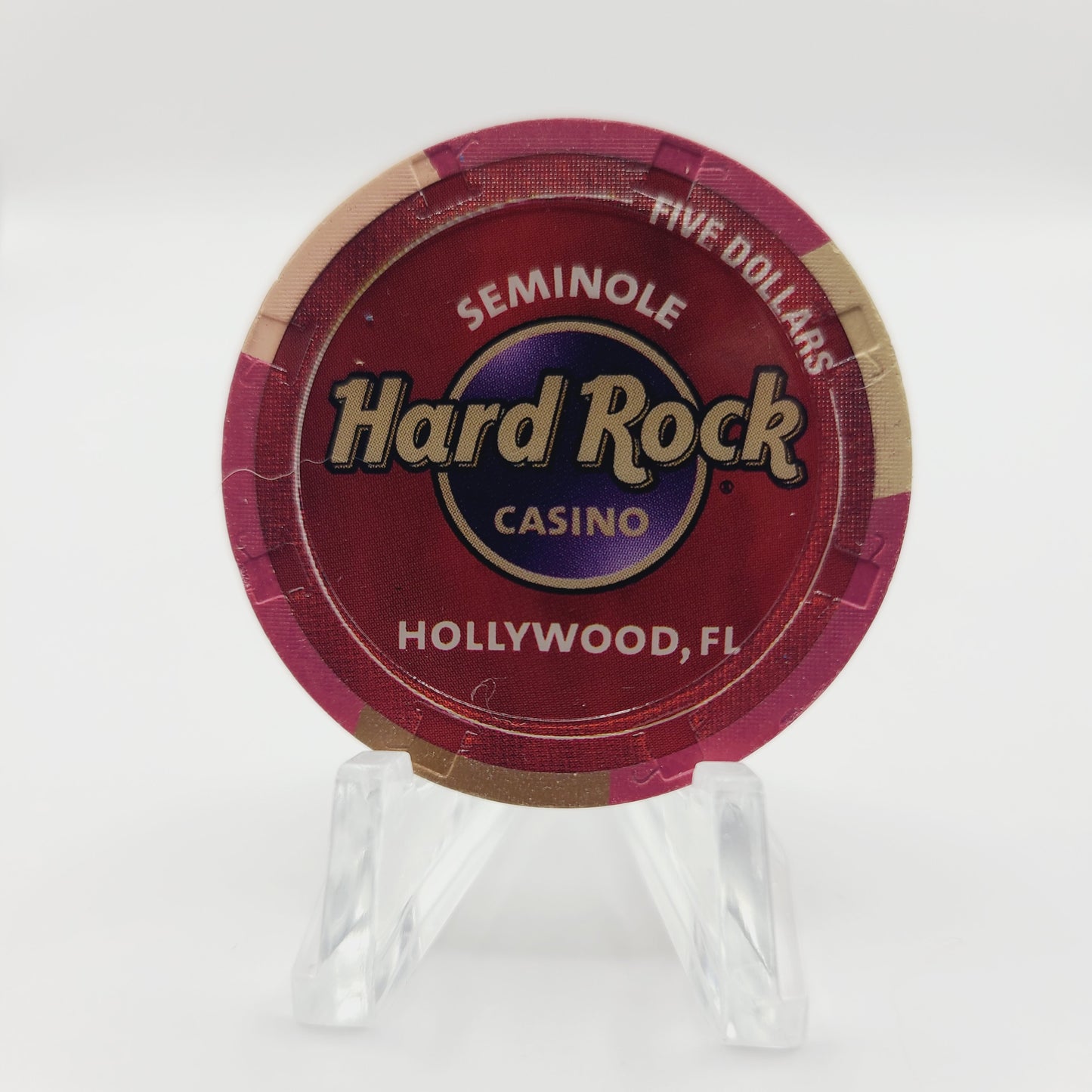 Seminole Hard Rock Casino Hollywood Florida $5 Casino Chip