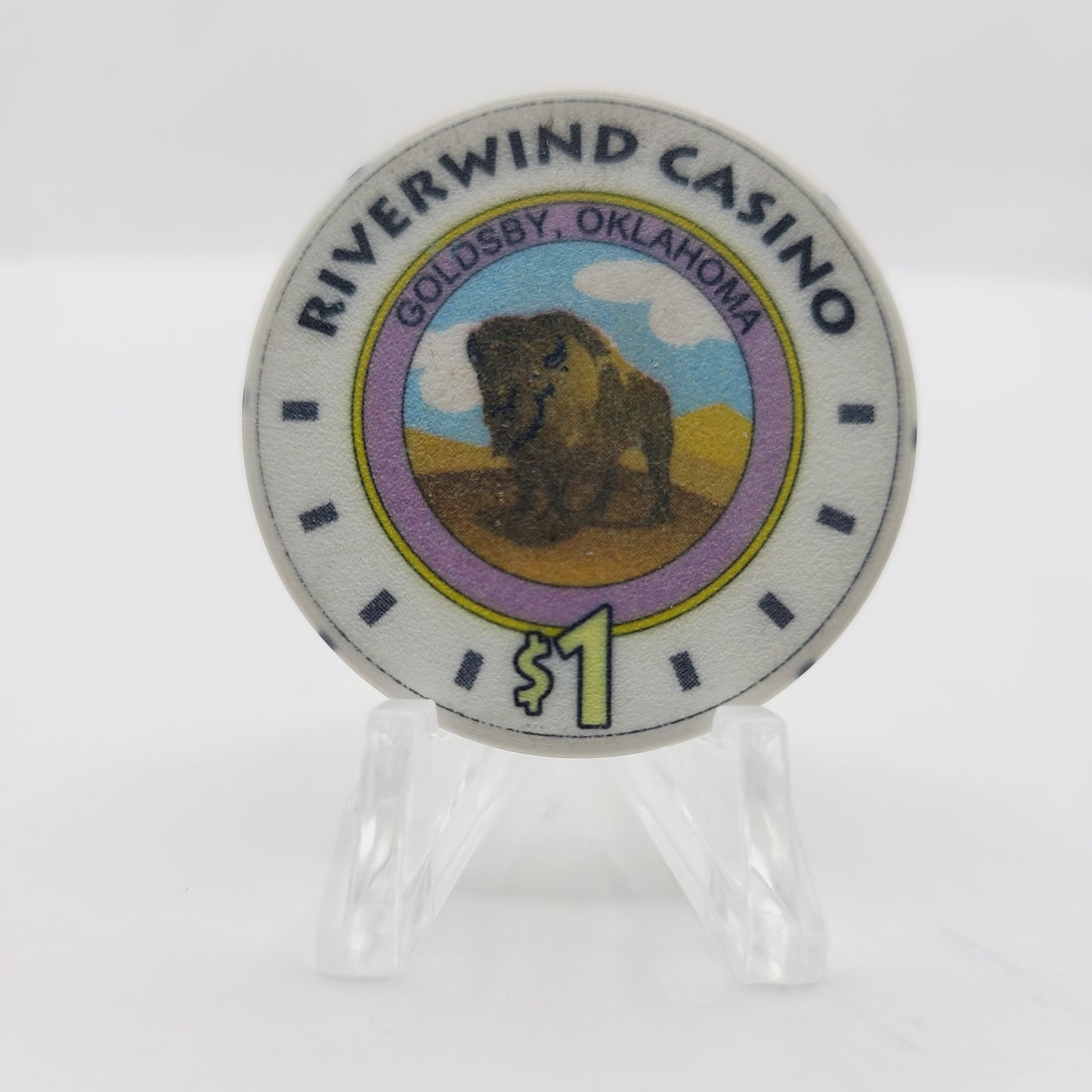 Riverwind Hotel Casino Norman Oklahoma $1 Casino Chip