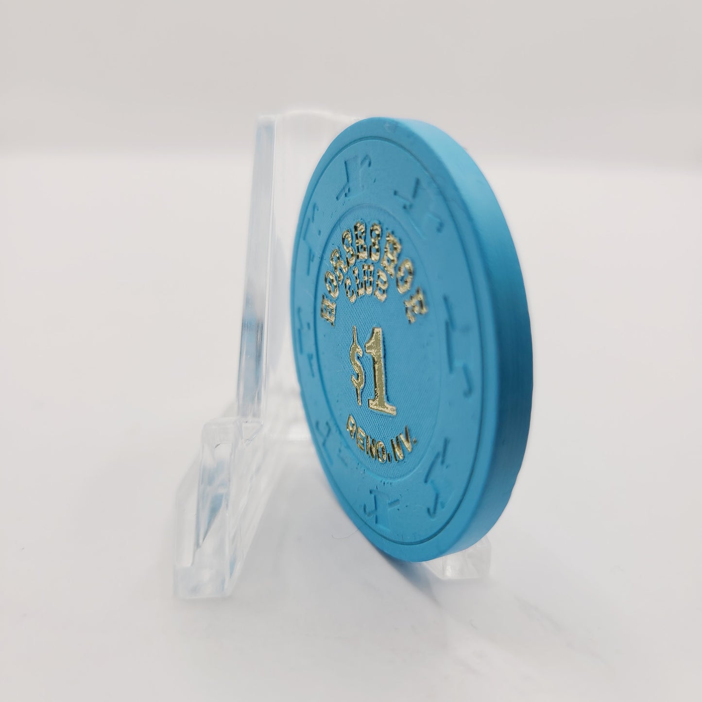 Horseshoe Club Casino Reno Nevada 1980's $1 Casino Chip N5189