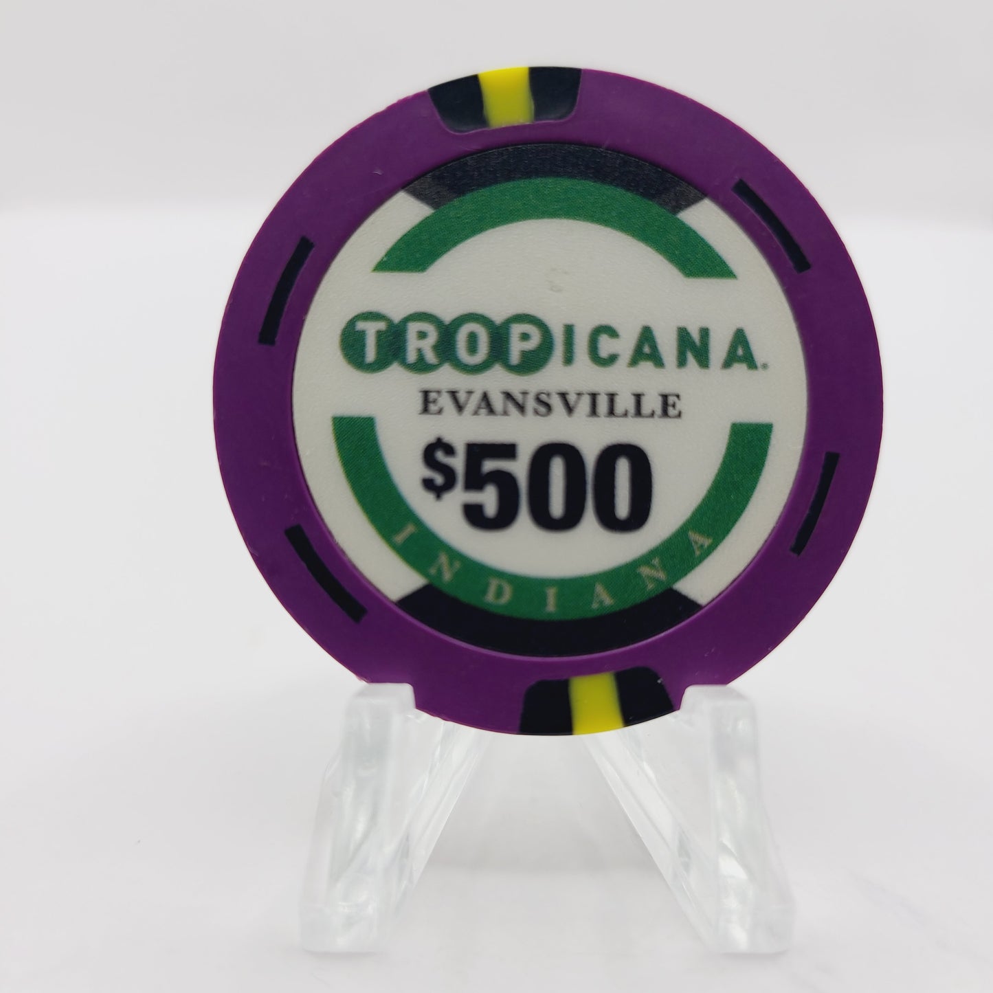 Tropicana Hotel Casino Evansville Indiana $500 Casino Chip