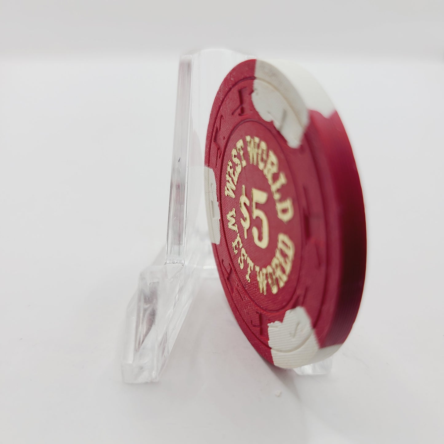 Westworld Amusement Park Casino Henderson Nevada 1979 $5 Casino Chip N2293