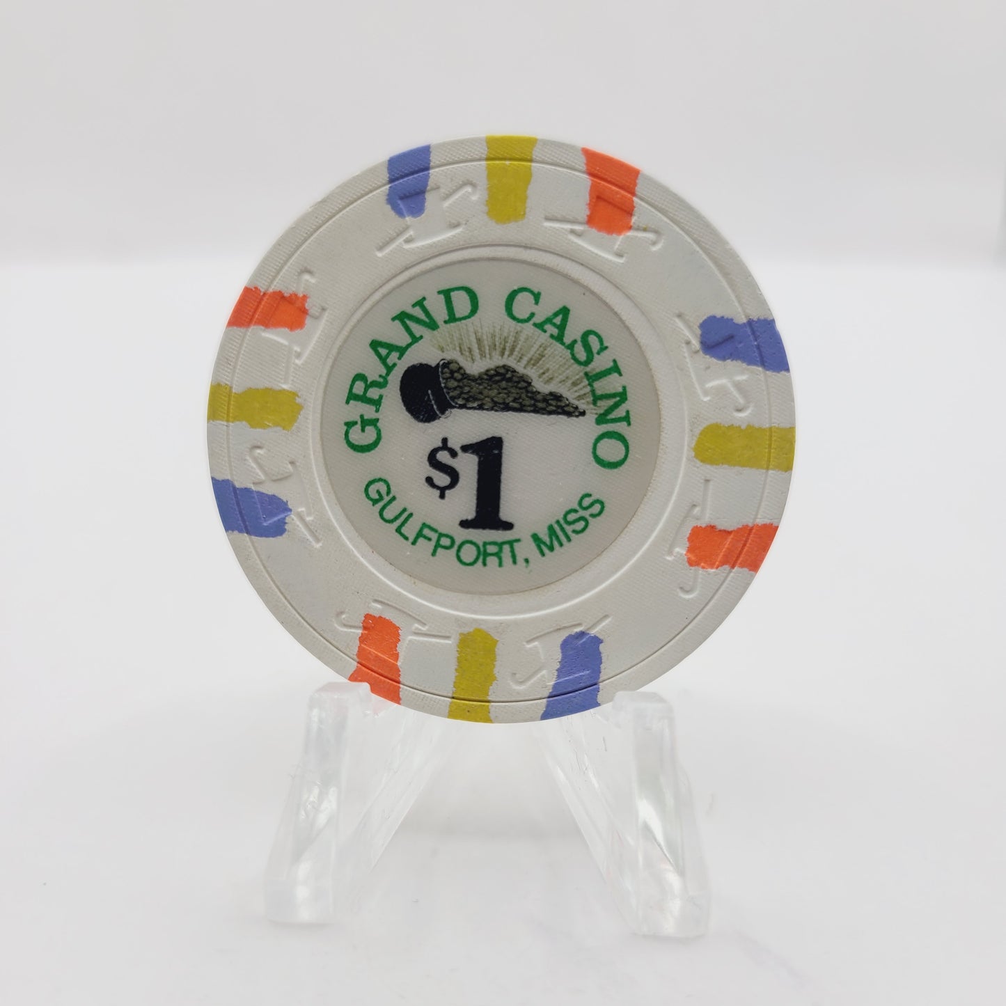 Grand Riverboat Casino Gulfport Mississippi $1 Casino Chip