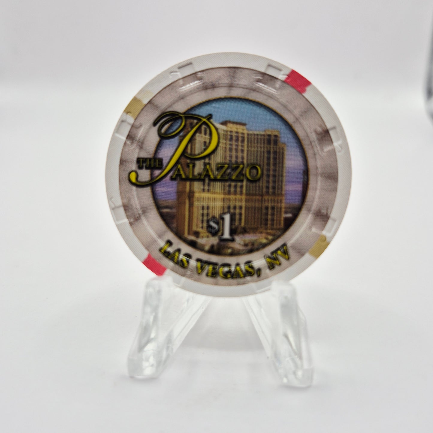 The Palazzo Hotel Casino Las Vegas Nevada 2008 $1 Casino Chip E8193