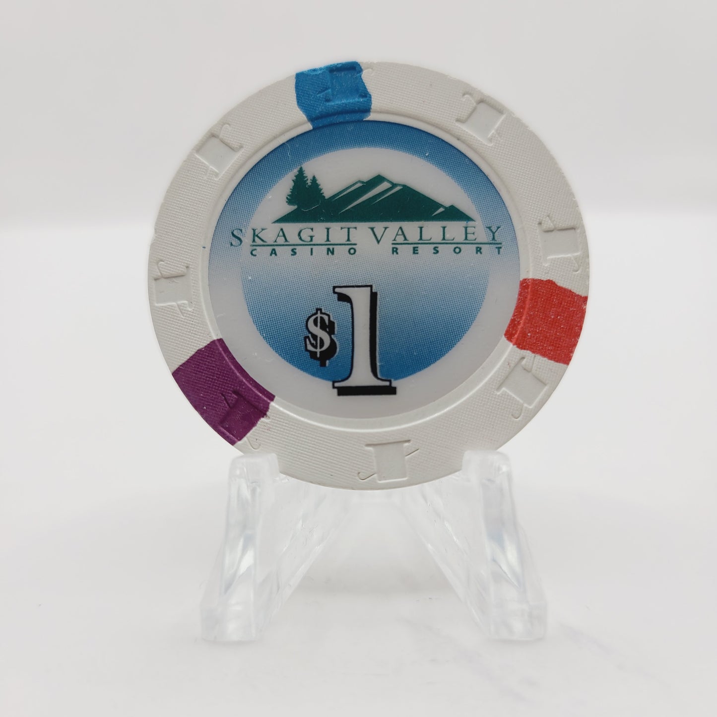 Skagit Valley Resort Casino Bow Washington $1 Casino Chip