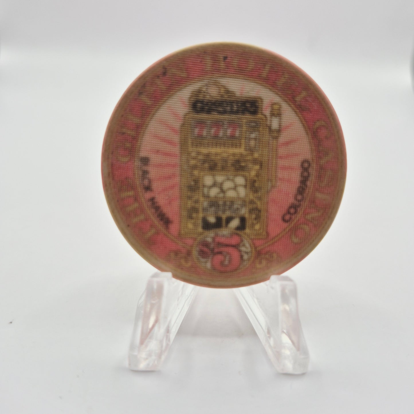 The Gilpin Casino Black Hawk Colorado 1996 "Year of the Rat" $5 Casino Chip