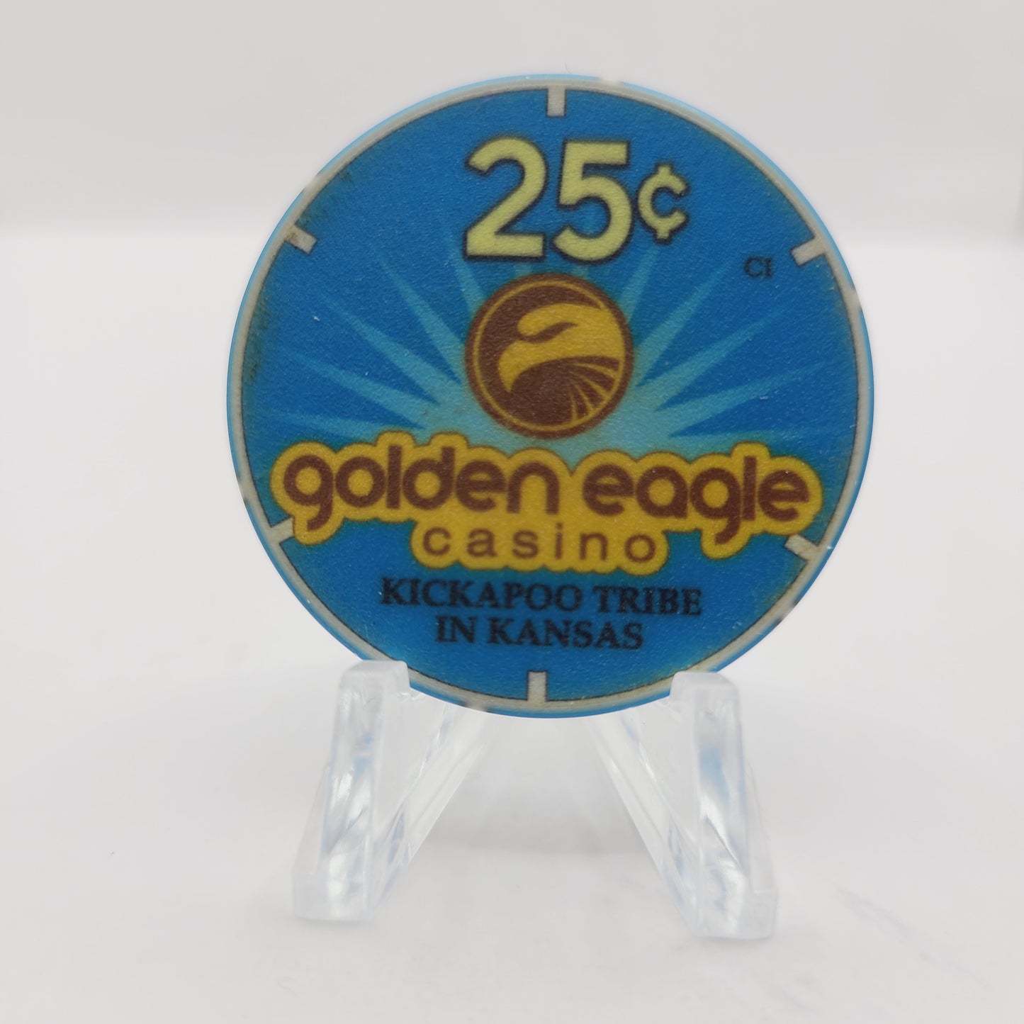 Golden Eagle Casino Horton Kansas $.25 Casino Chip