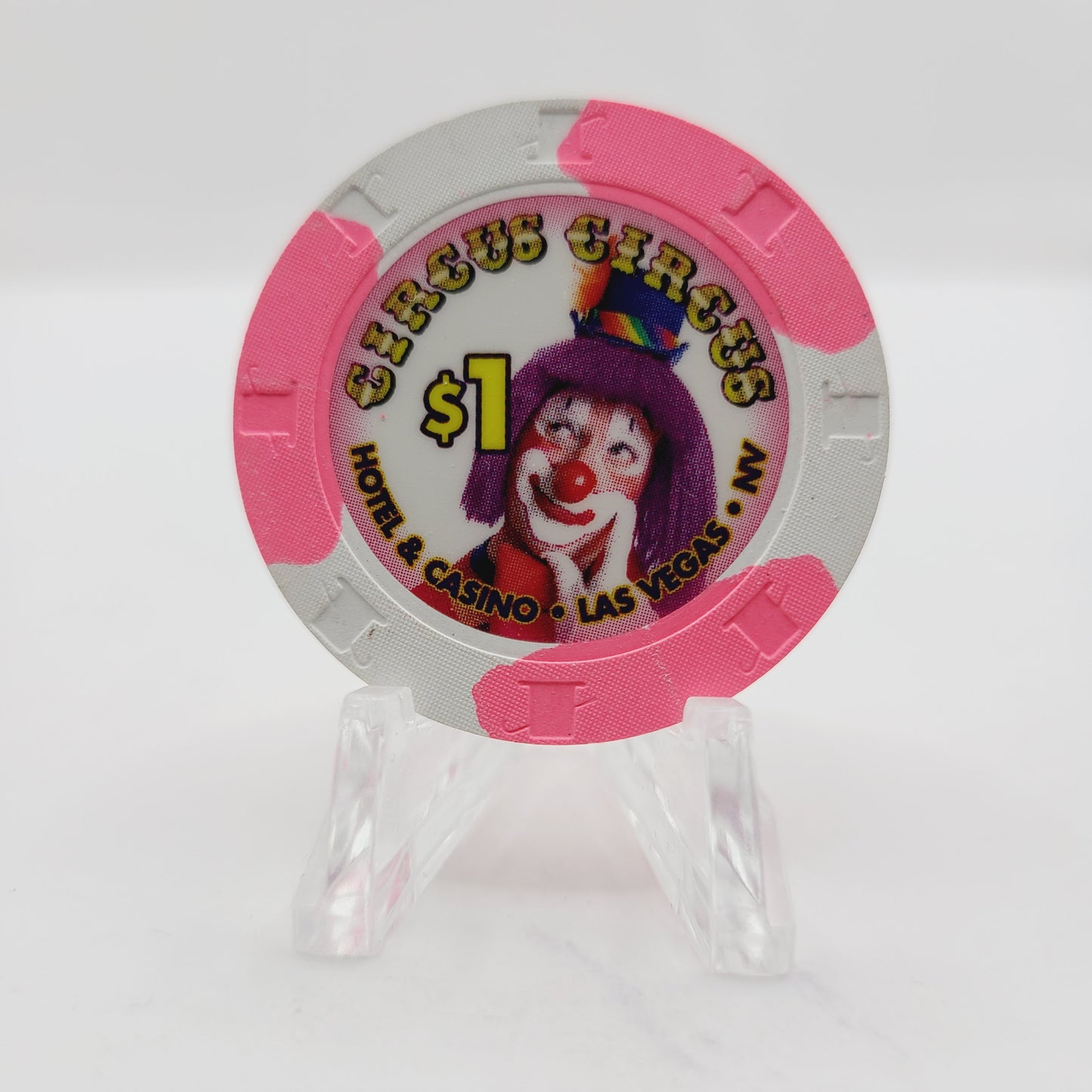 Circus Circus Casino Las Vegas Nevada $1 Casino Chip D0441