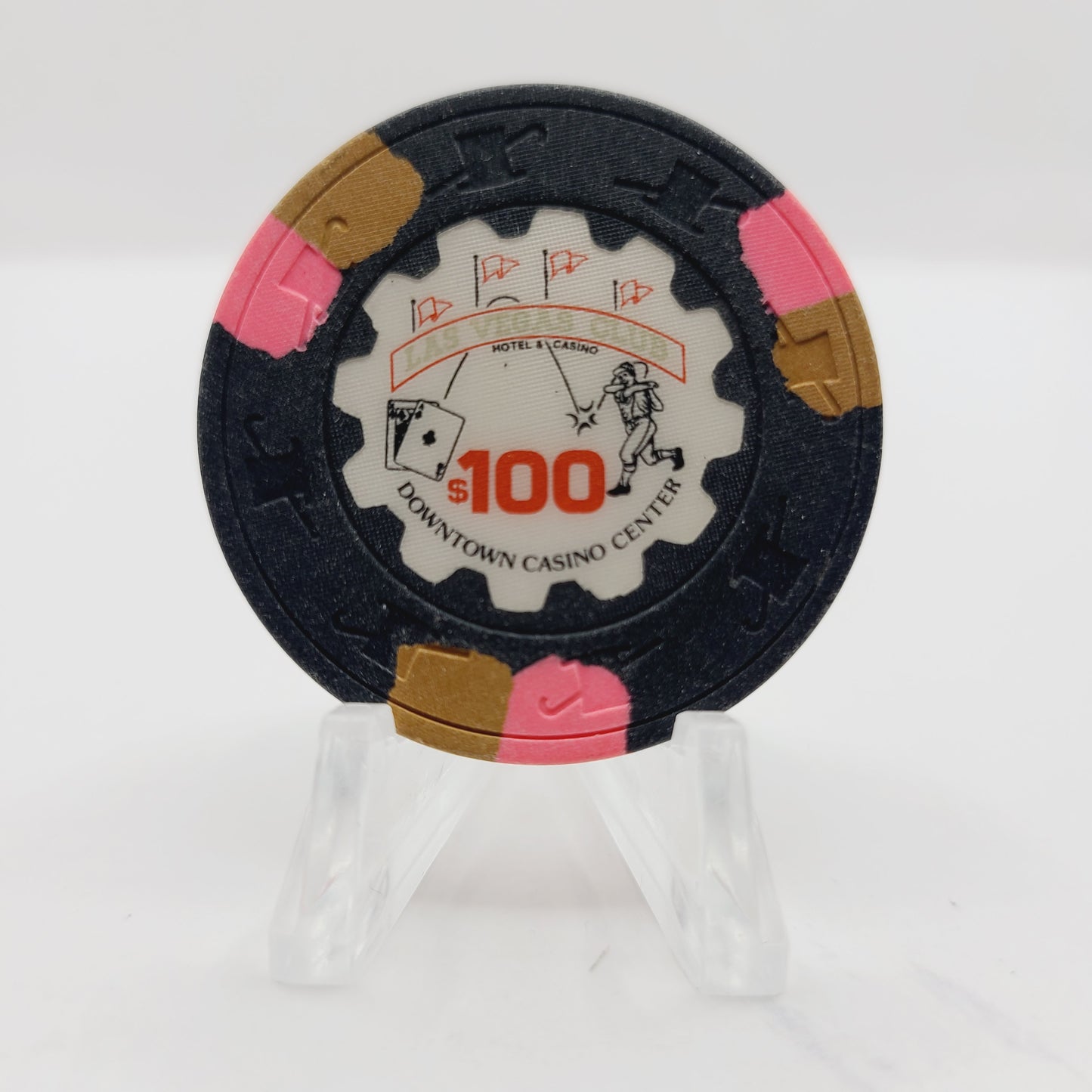 Las Vegas Club Hotel Casino Las Vegas Nevada 1989 $100 Casino Chip V1038