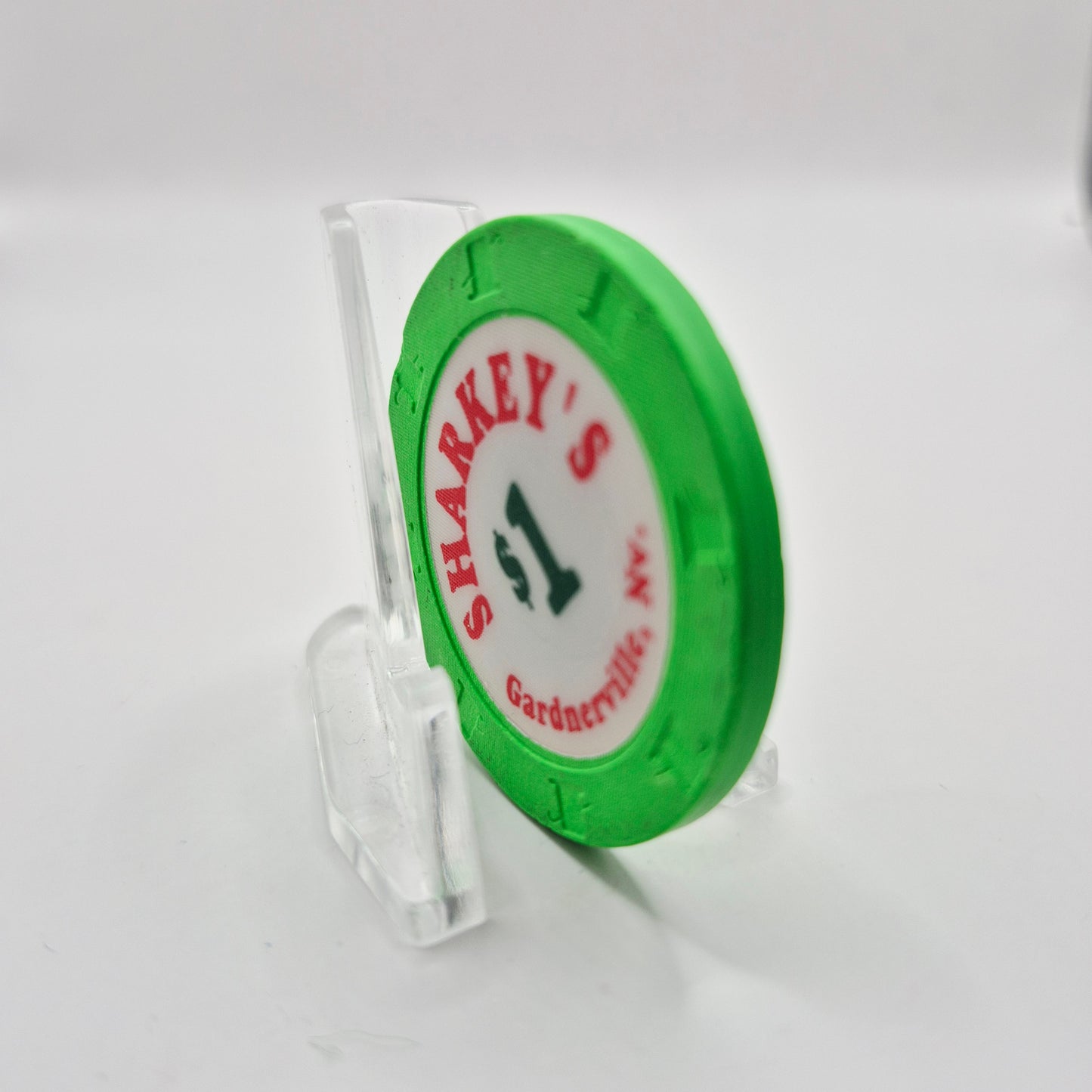 Sharkey's Casino Gardnerville Nevada 1994 $1 Casino Chip N2991