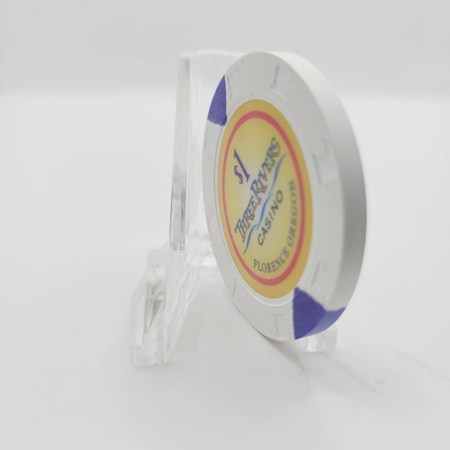 Three Rivers Hotel Casino Florence Oregon 2004 $1 Casino Chip