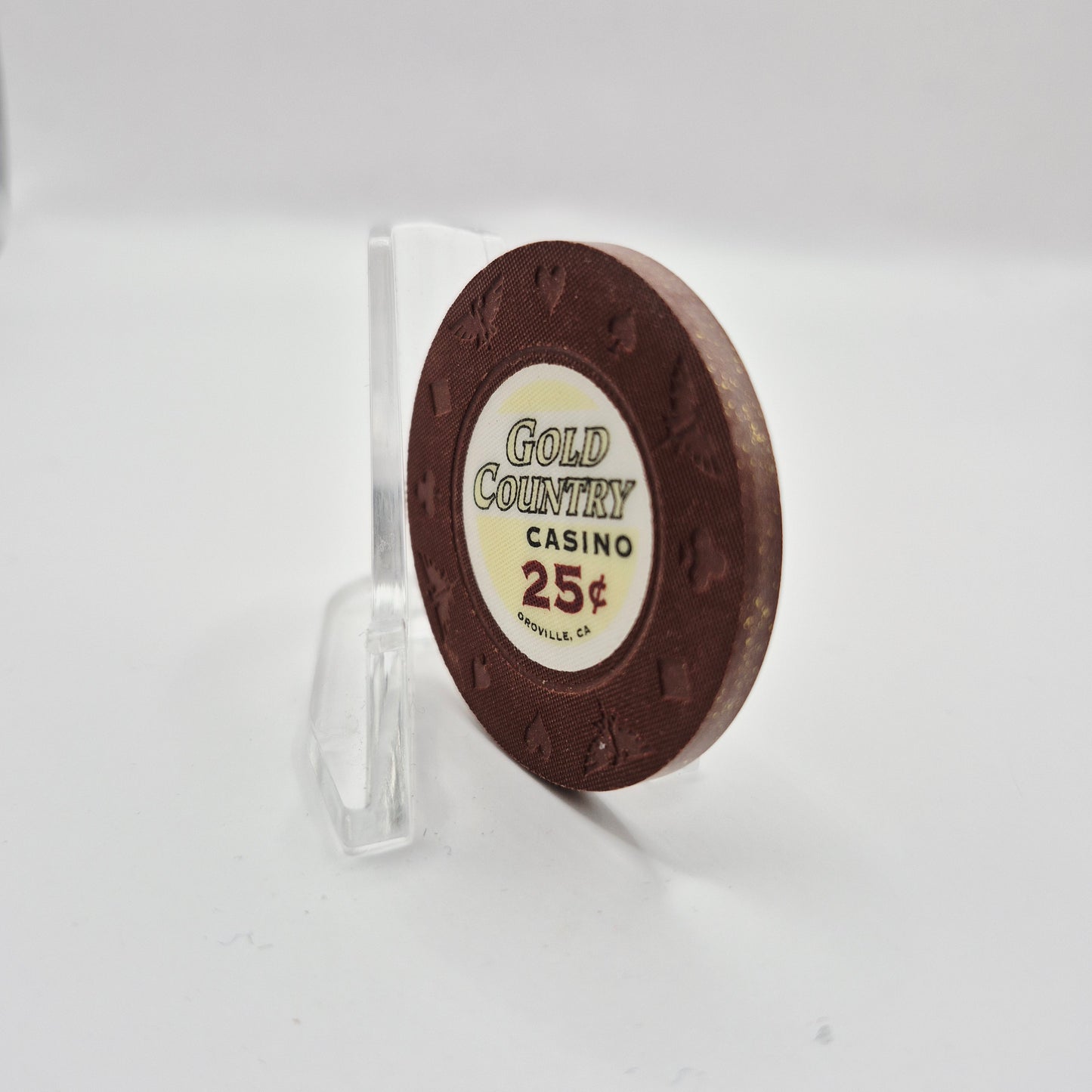 Gold Country Casino Oroville California $.25 Casino Chip *UNC