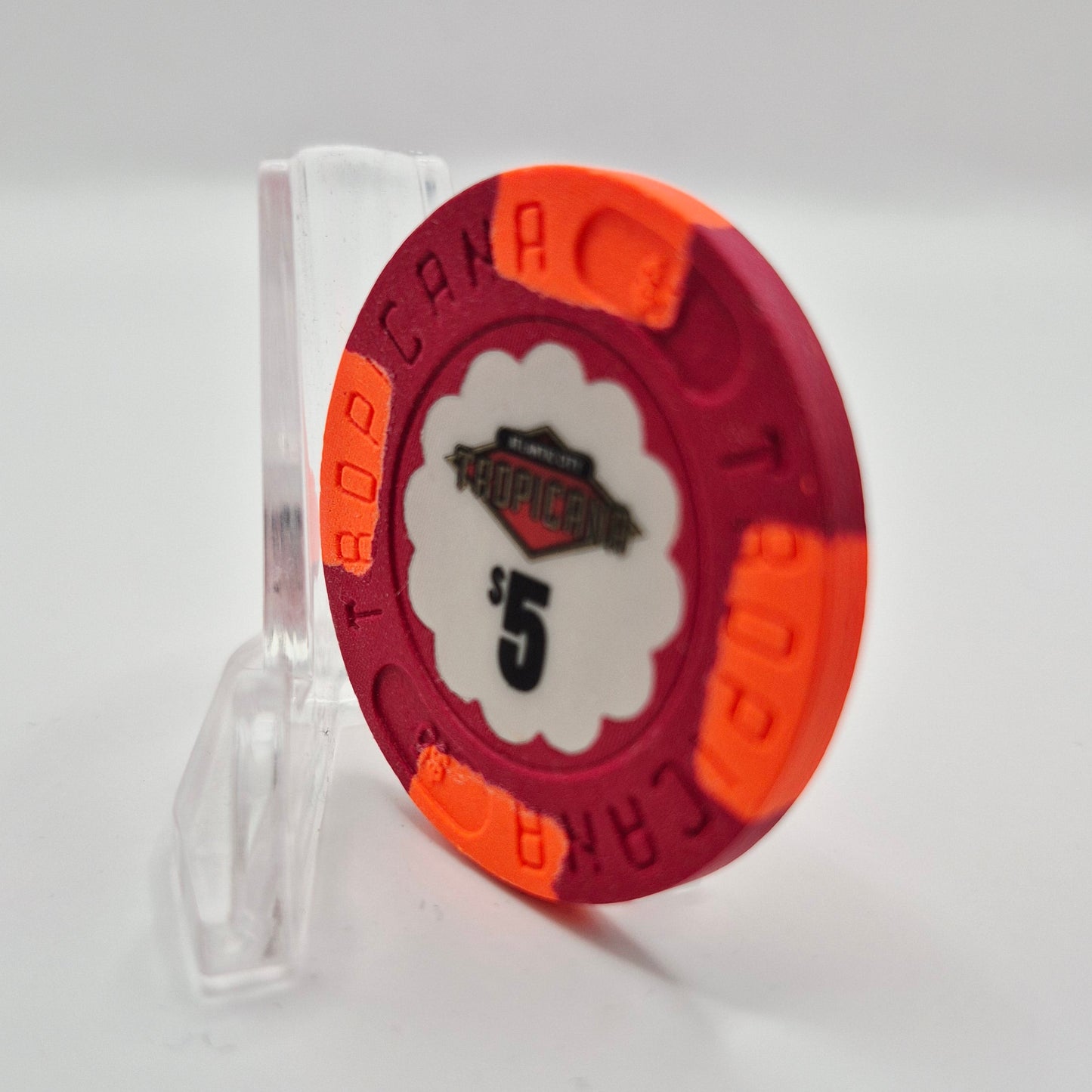 Tropicana Hotel Casino Atlantic City New Jersey $5 Casino Chip