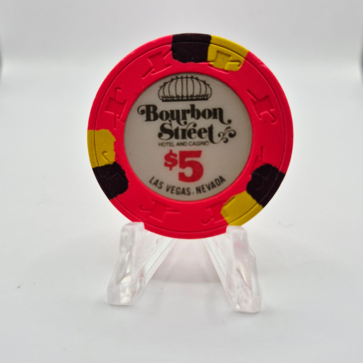 Bourbon Street Las Vegas Nevada 1988 $5 Casino Chip N1380