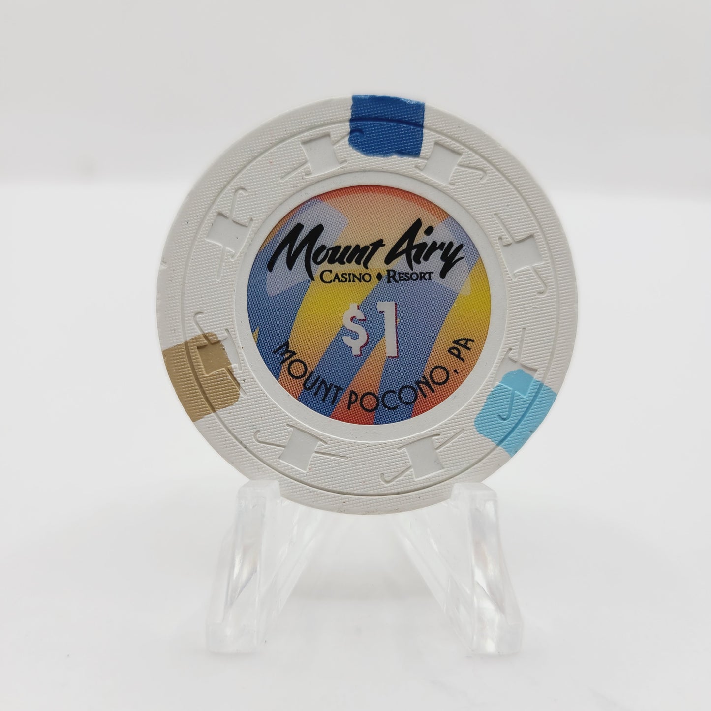 Mount Airy Casino Resort Mount Pocono Pennsylvania 2010 $1 Casino Chip