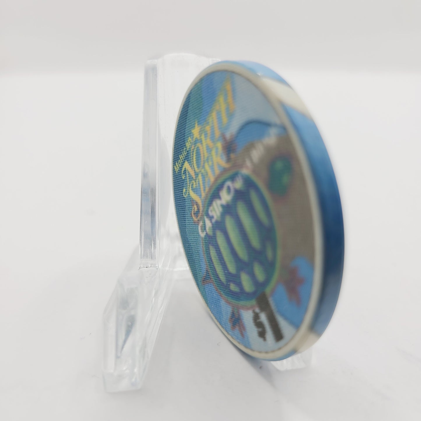 North Star Casino Mohican Bowler Wisconsin $1 Casino Chip