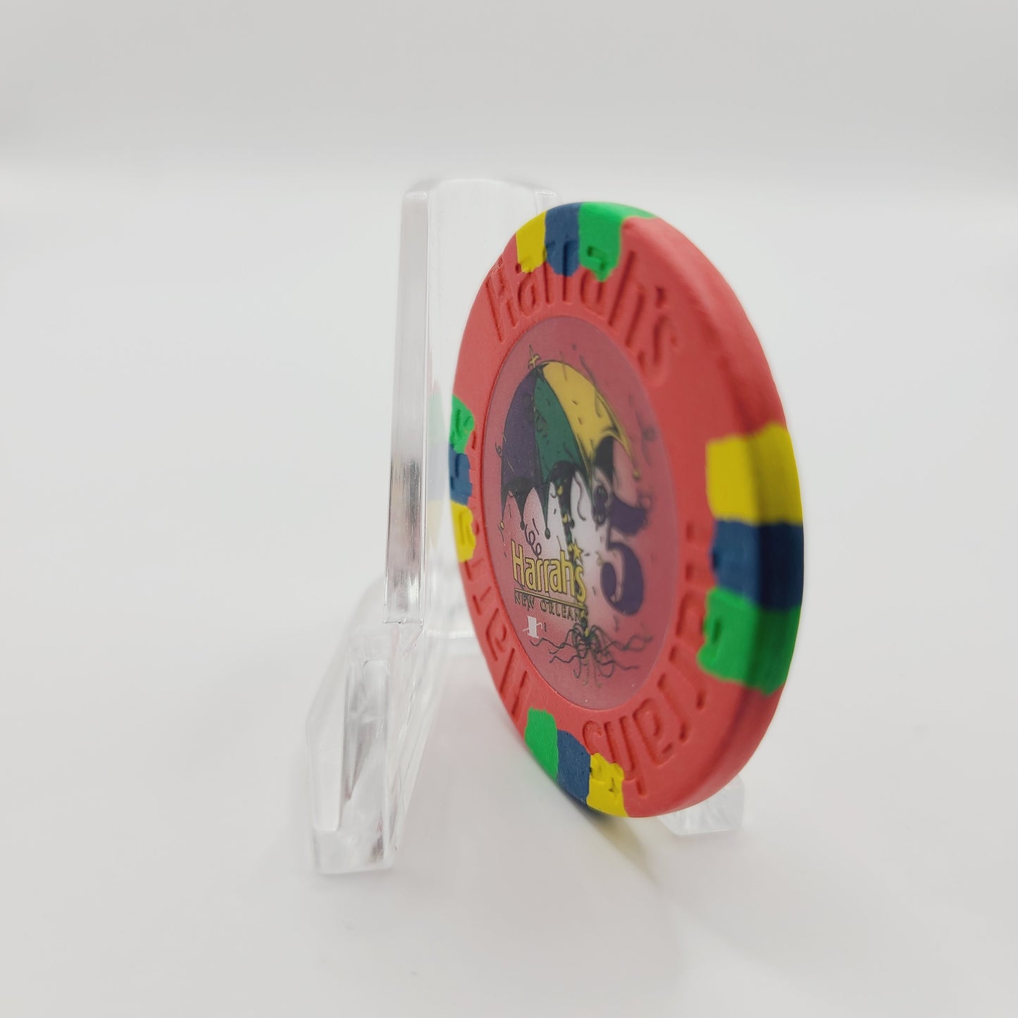 Harrah's Casino New Orleans Louisiana 2012 $5 Casino Chip "CIRCULATED"