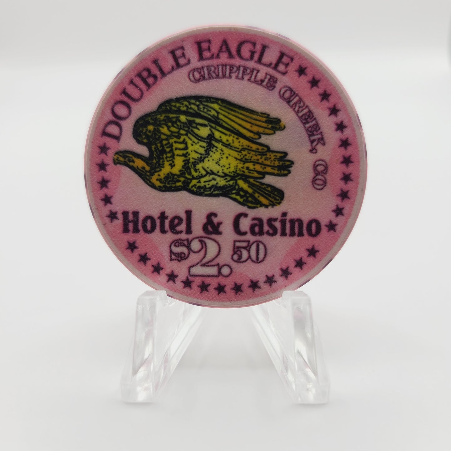Double Eagle Hotel & Casino Cripple Creek Colorado $2.50 Casino Chip