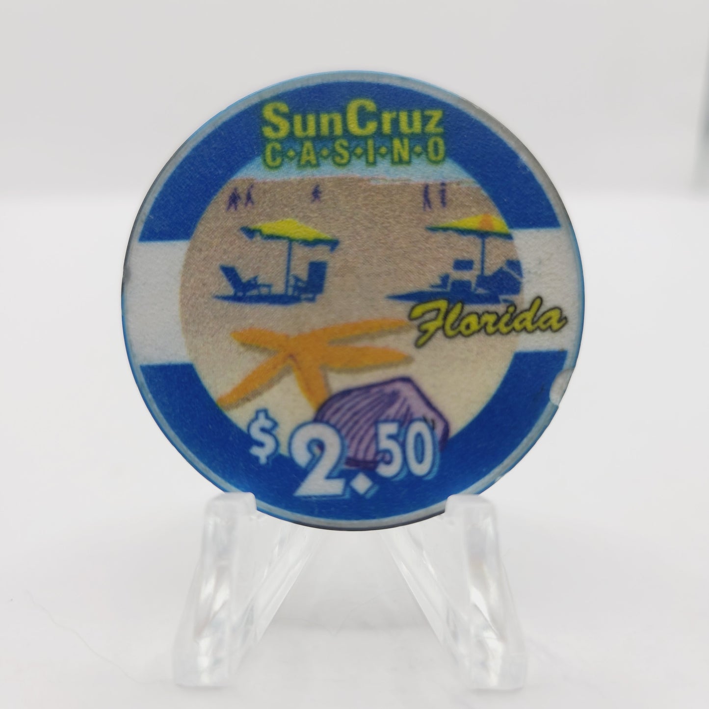 Sun Cruz Casino Day Cruise Florida $2.50 Casino Chip