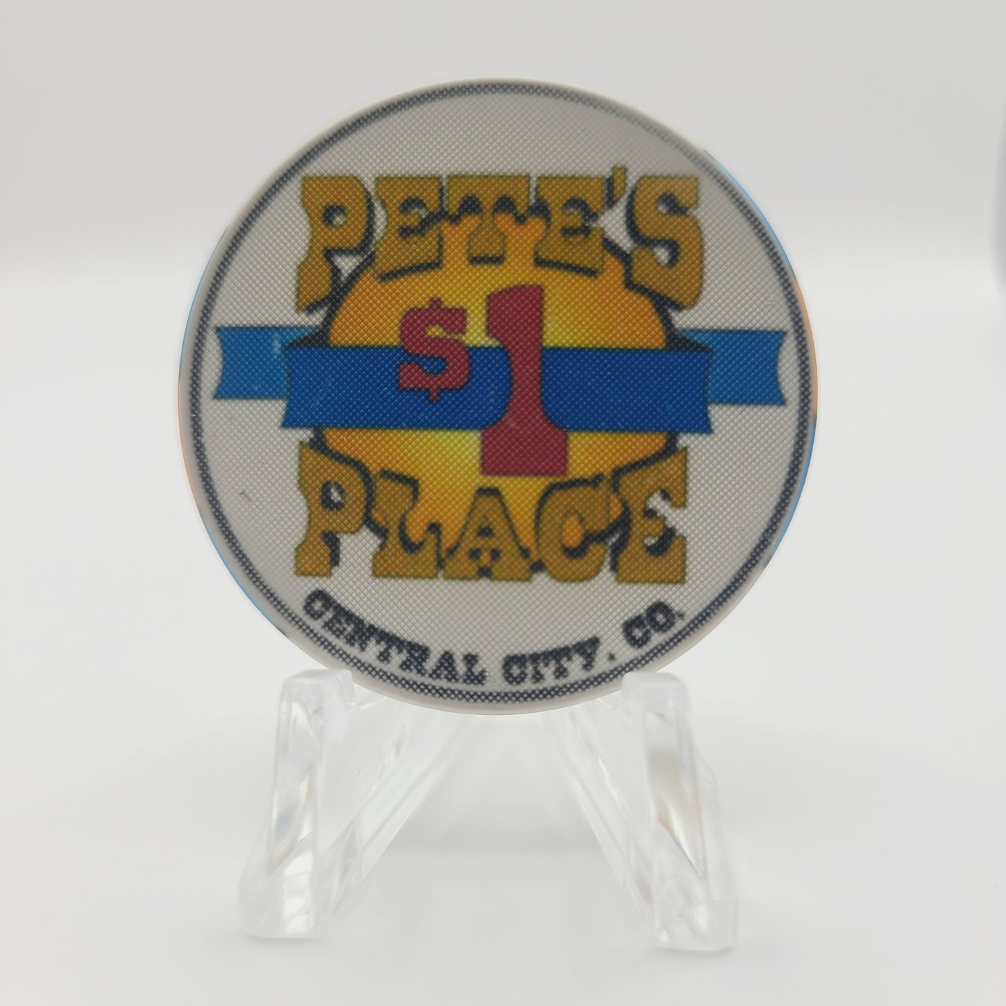 Pete's Place Central City Colorado 1993 $1 Casino Chip