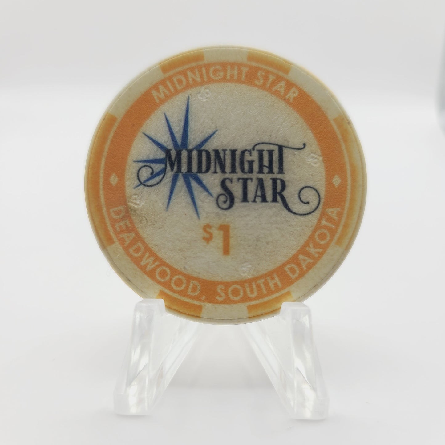 Midnight Star Casino Deadwood South Dakota 2020 $1 Casino Chip