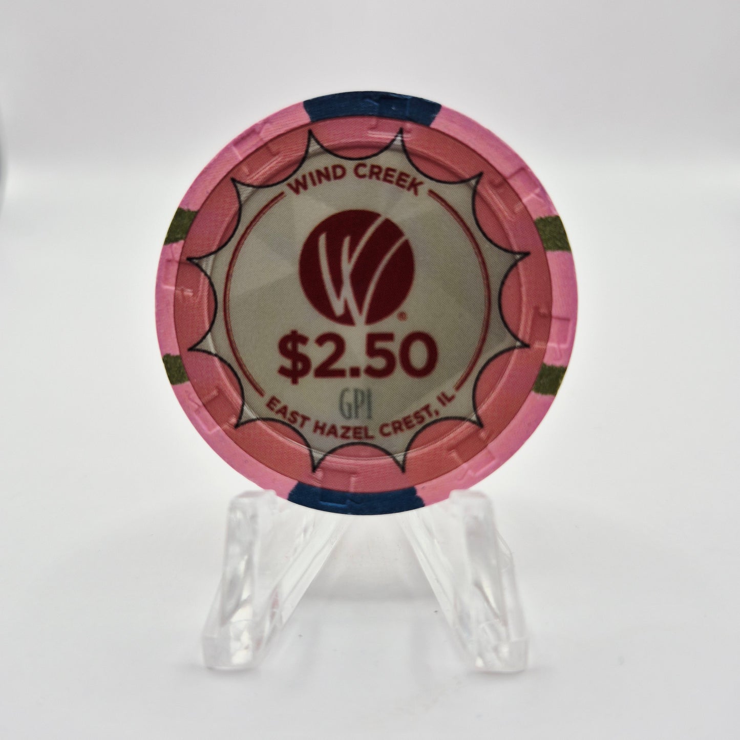 Wind Creek Chicago Southland Casino East Hazel Crest Illinois 2024 $2.50 Casino Chip