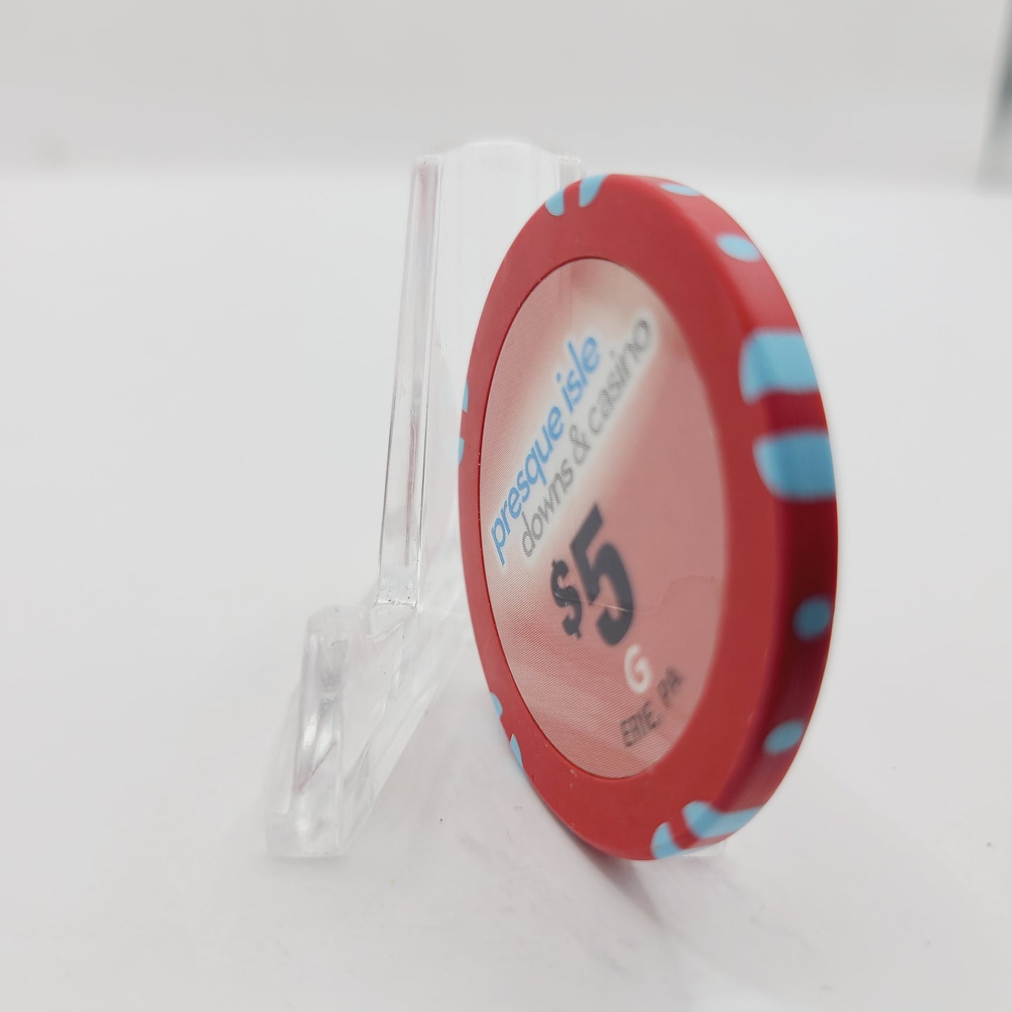 Presque Isle Downs & Casino "Racino" Erie Pennsylvania $5 Casino Chip