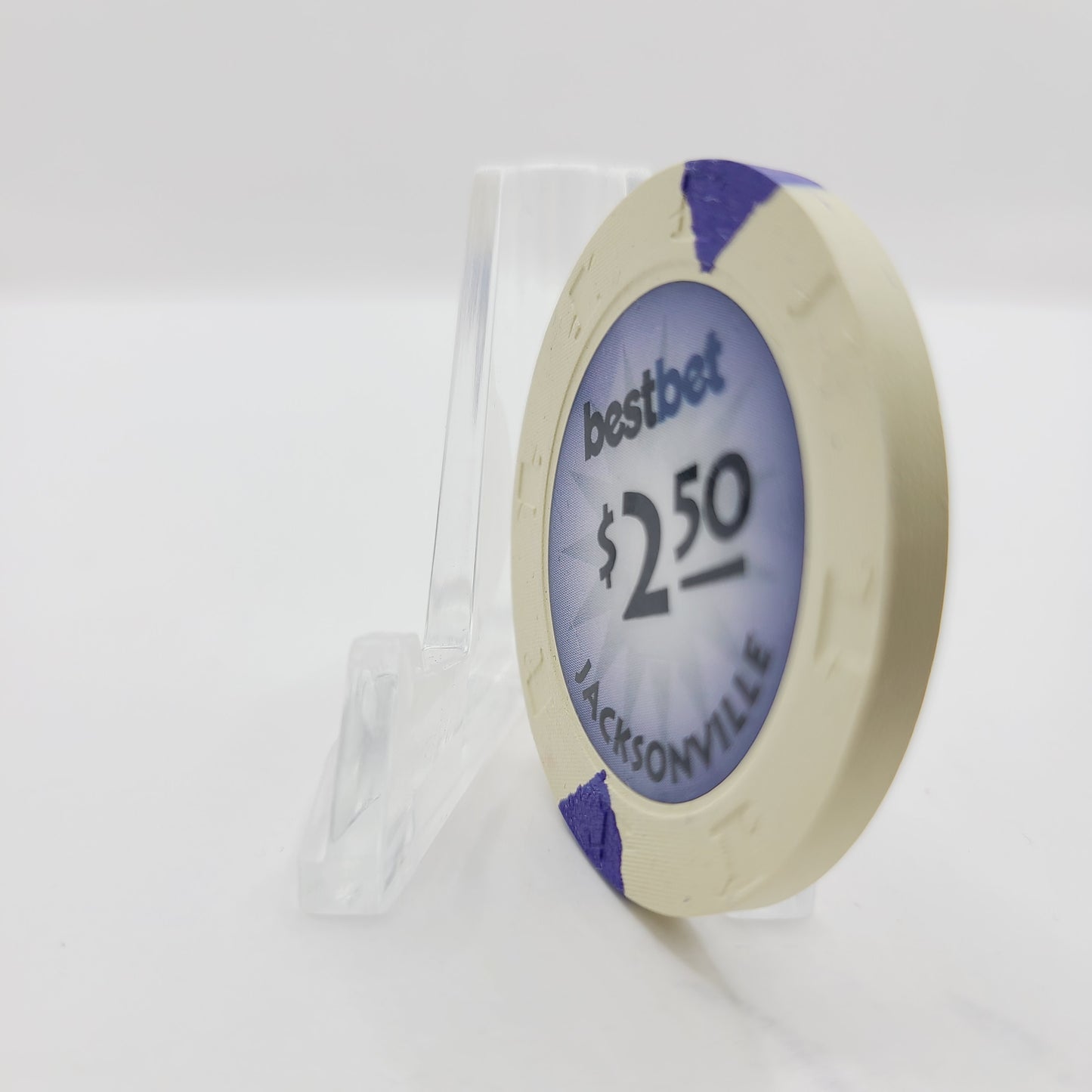 Bestbet Casino "Card Room" Jacksonville Florida $2.50 Casino Chip