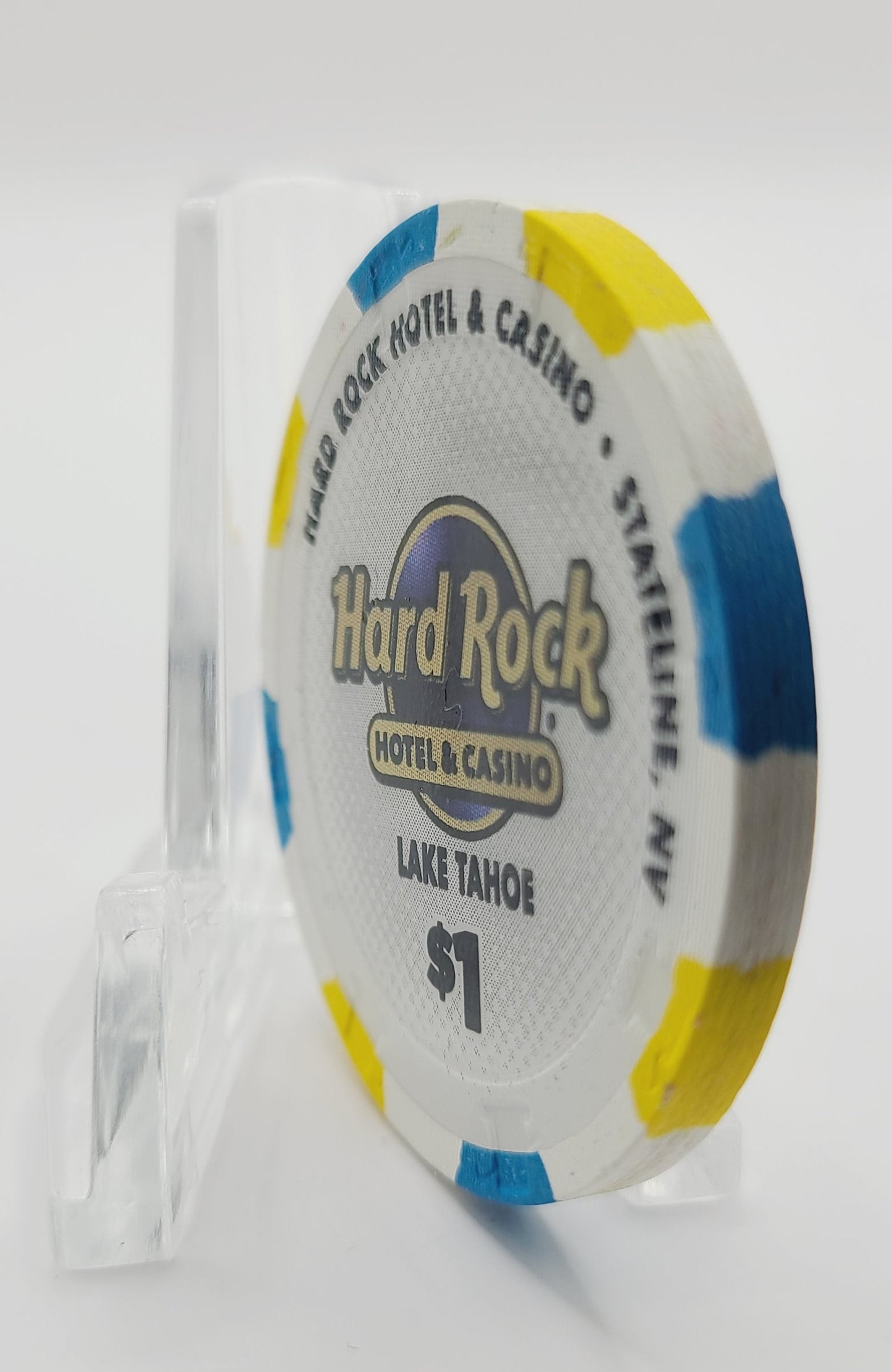 Hard Rock Hotel Casino Lake Tahoe Nevada 2015 $1 Casino Chip D1749