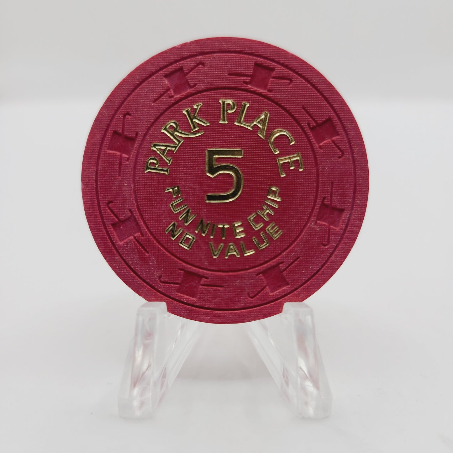 Bally's Park Place Hotel Casino Atlantic City New Jersey 1979 NCV Fun Nite 5 Casino Chip