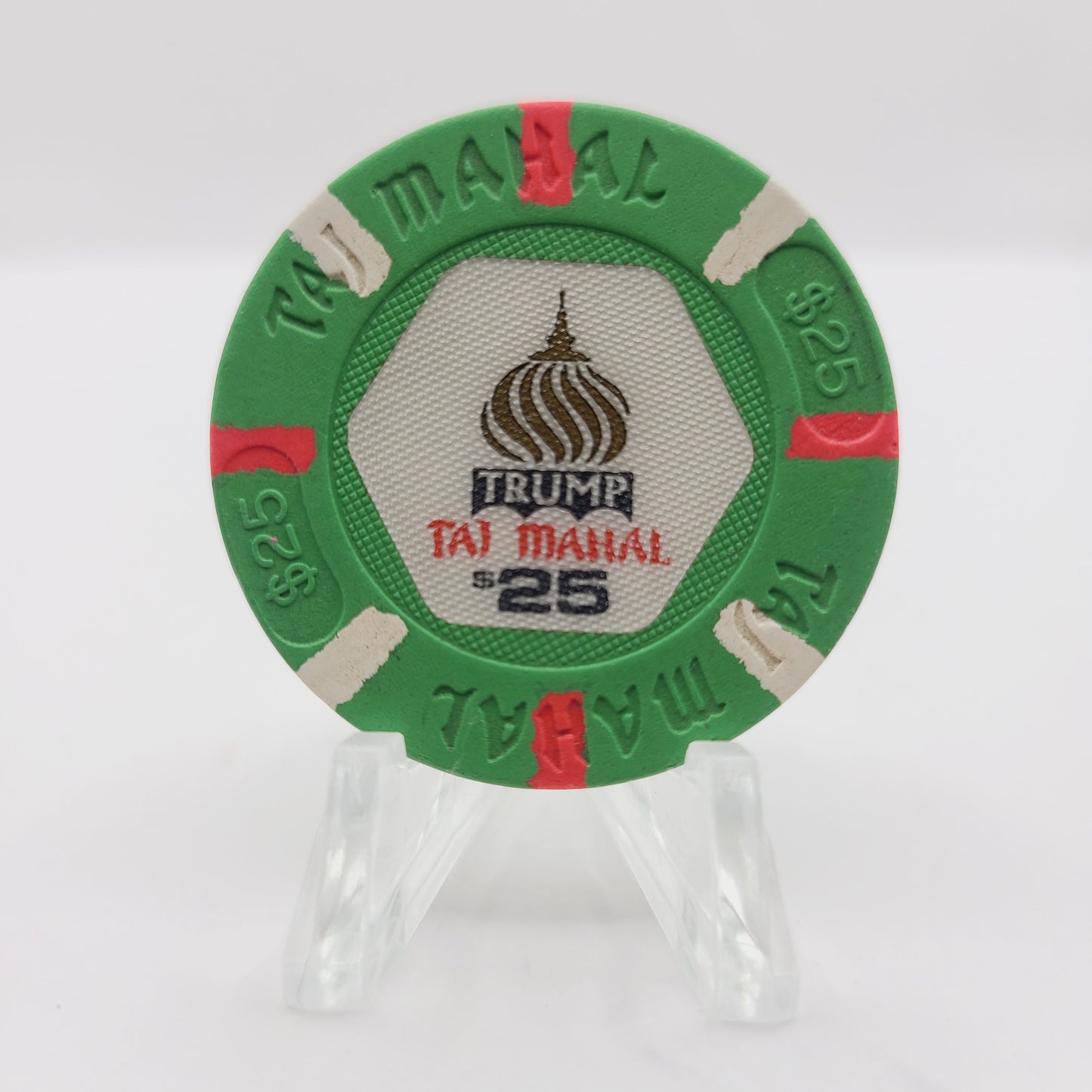 Trump Taj Mahal Hotel Casino Atlantic City New Jersey $25 Casino Chip