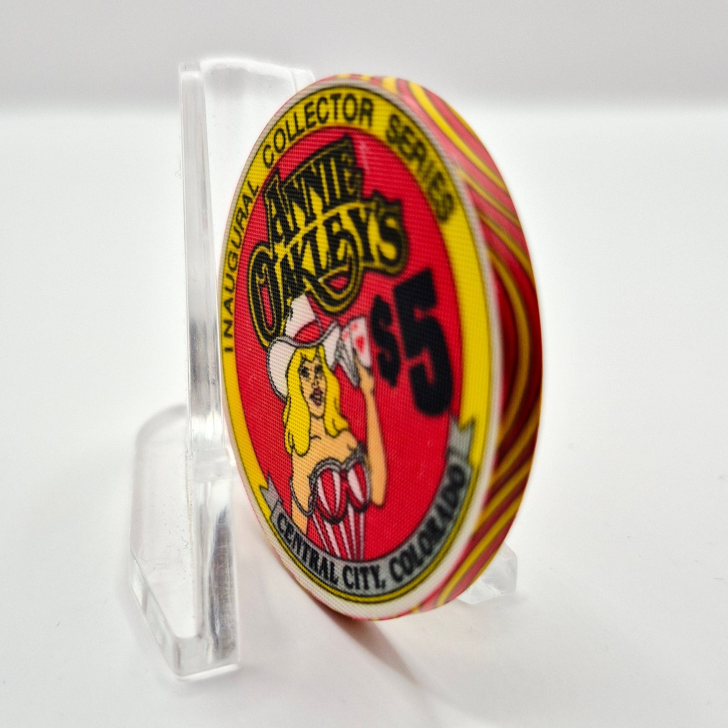 Annie Oakley's Casino Central City Colorado 1991 $5 Casino Chip