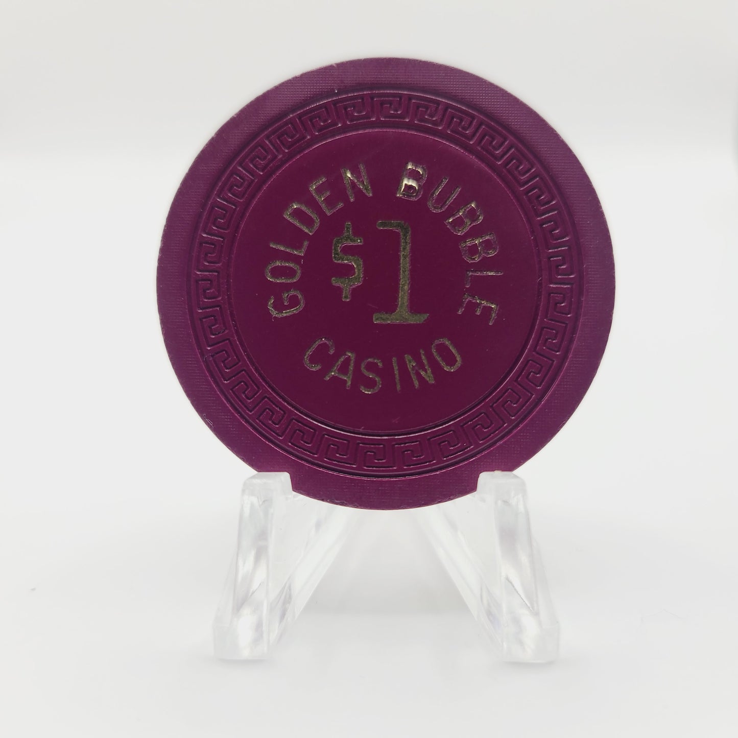 Golden Bubble Casino Gardnerville Nevada 1945 $1 Casino Chip N5098