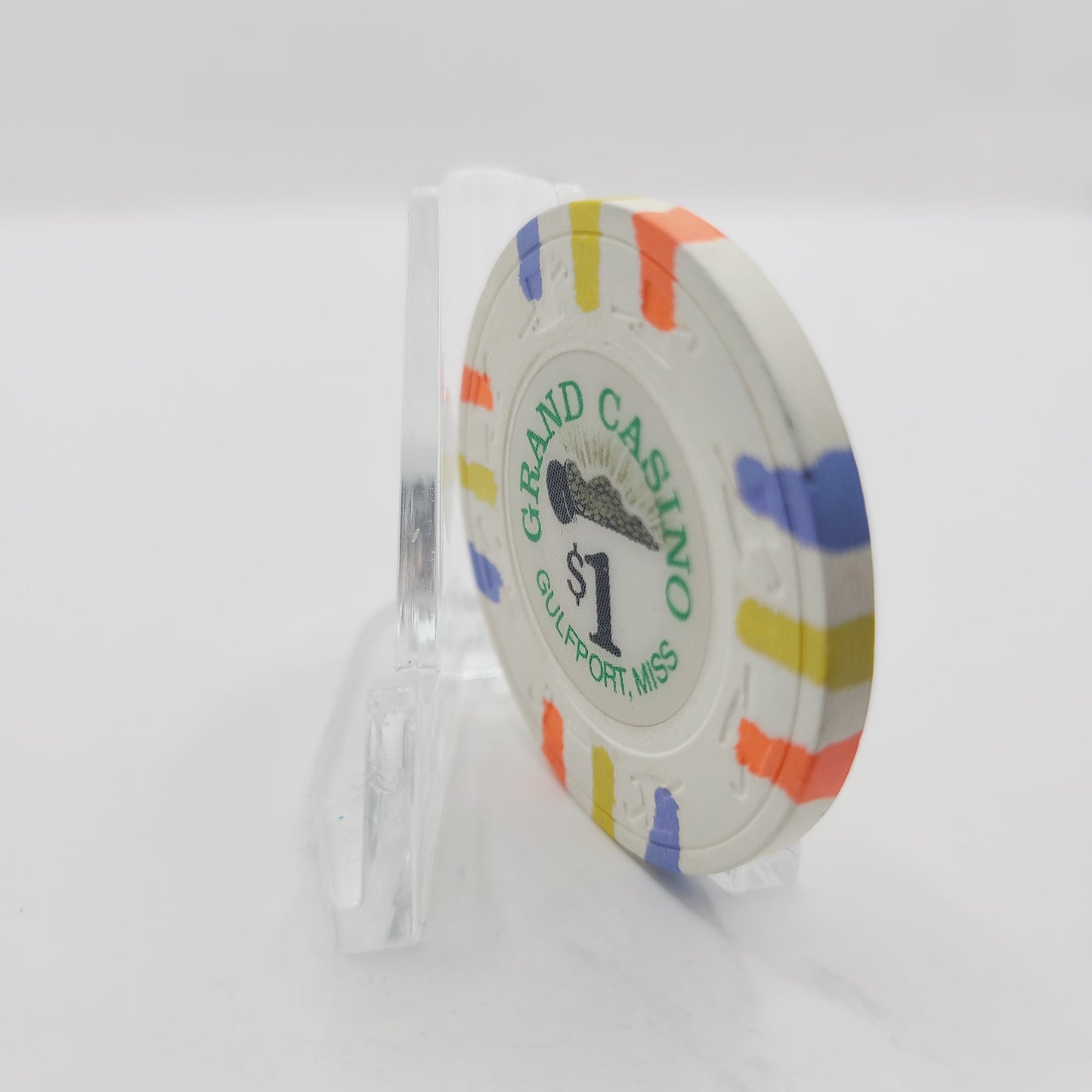 Grand Riverboat Casino Gulfport Mississippi $1 Casino Chip