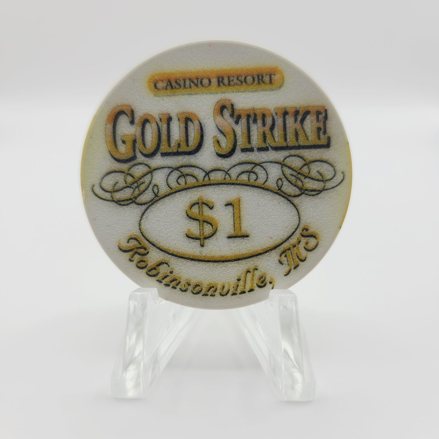 Gold Strike Casino Robinsonville (Tunica) Mississippi $1 Casino Chip