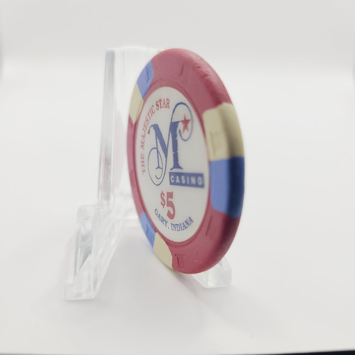 Majestic Star Casino Gary Indiana $5 Casino Chip
