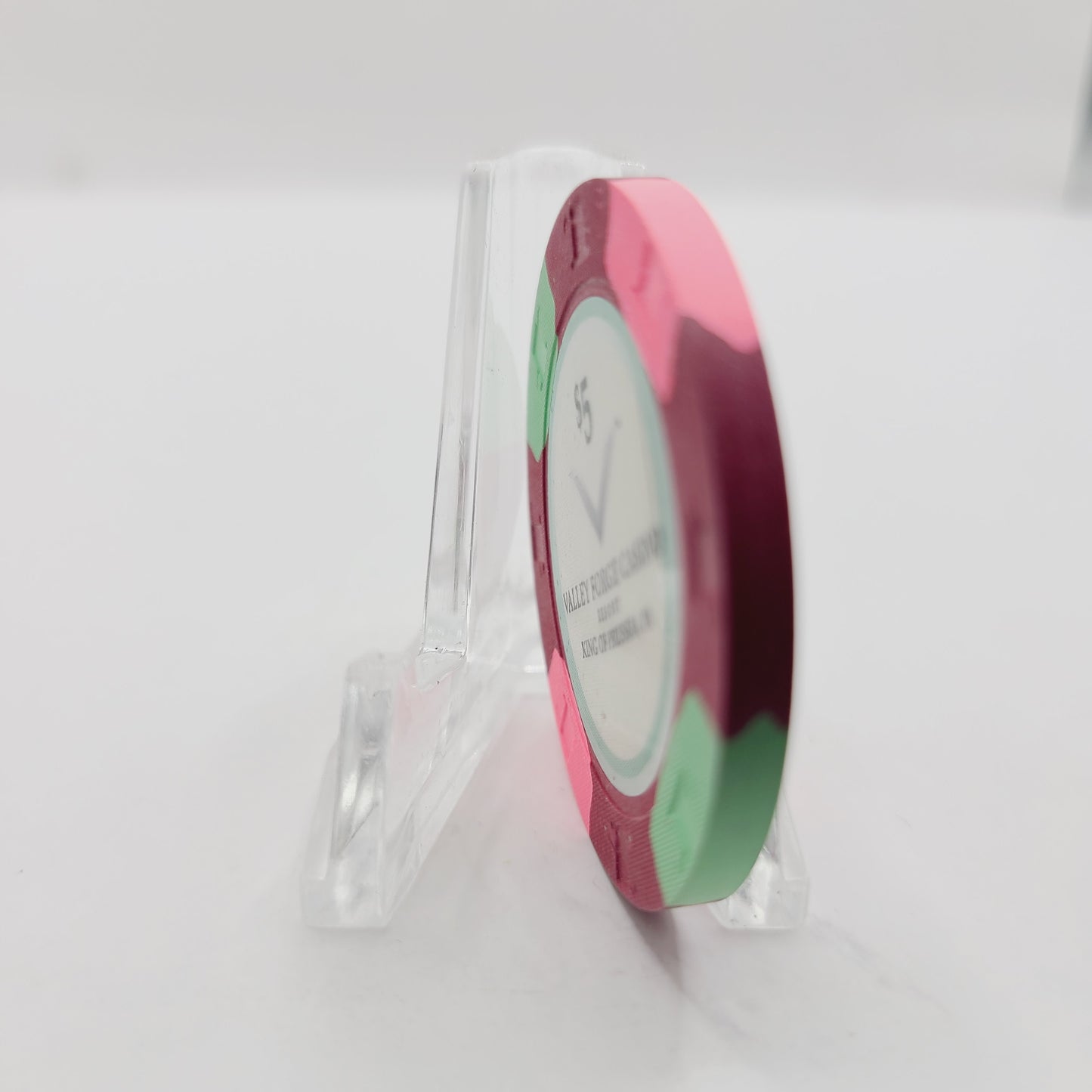 Valley Forge Resort Casino King of Prussia Pennsylvania 2012 $5 Casino Chip