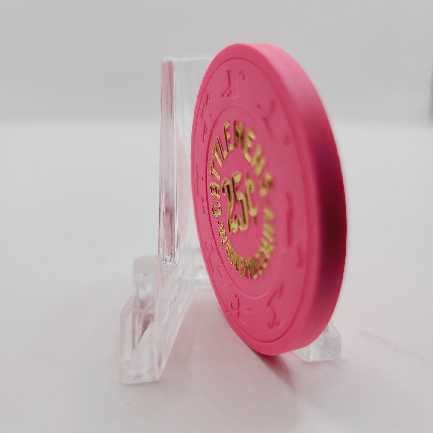 Cattlemens Casino Winnemucca Nevada 1985 $.25 Casino Chip N3060