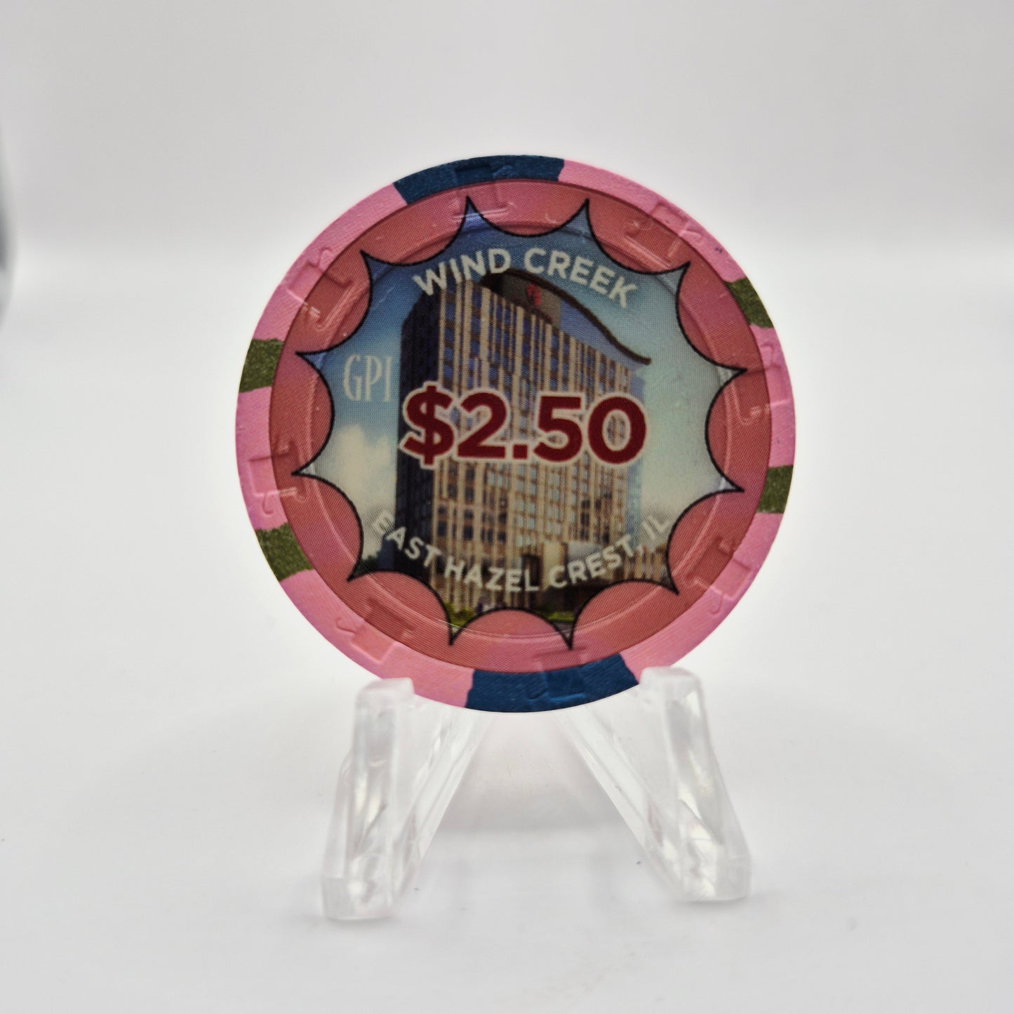 Wind Creek Chicago Southland Casino East Hazel Crest Illinois 2024 $2.50 Casino Chip