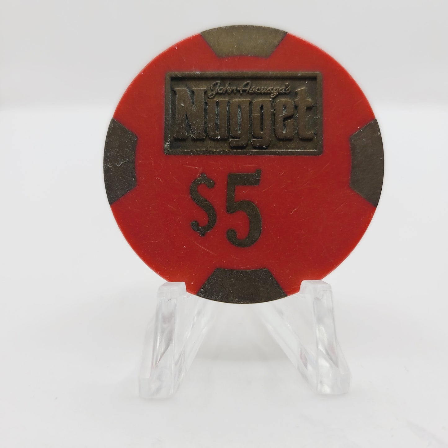 John Ascuaga's Nugget Sparks Nevada $5 Casino Chip N5403