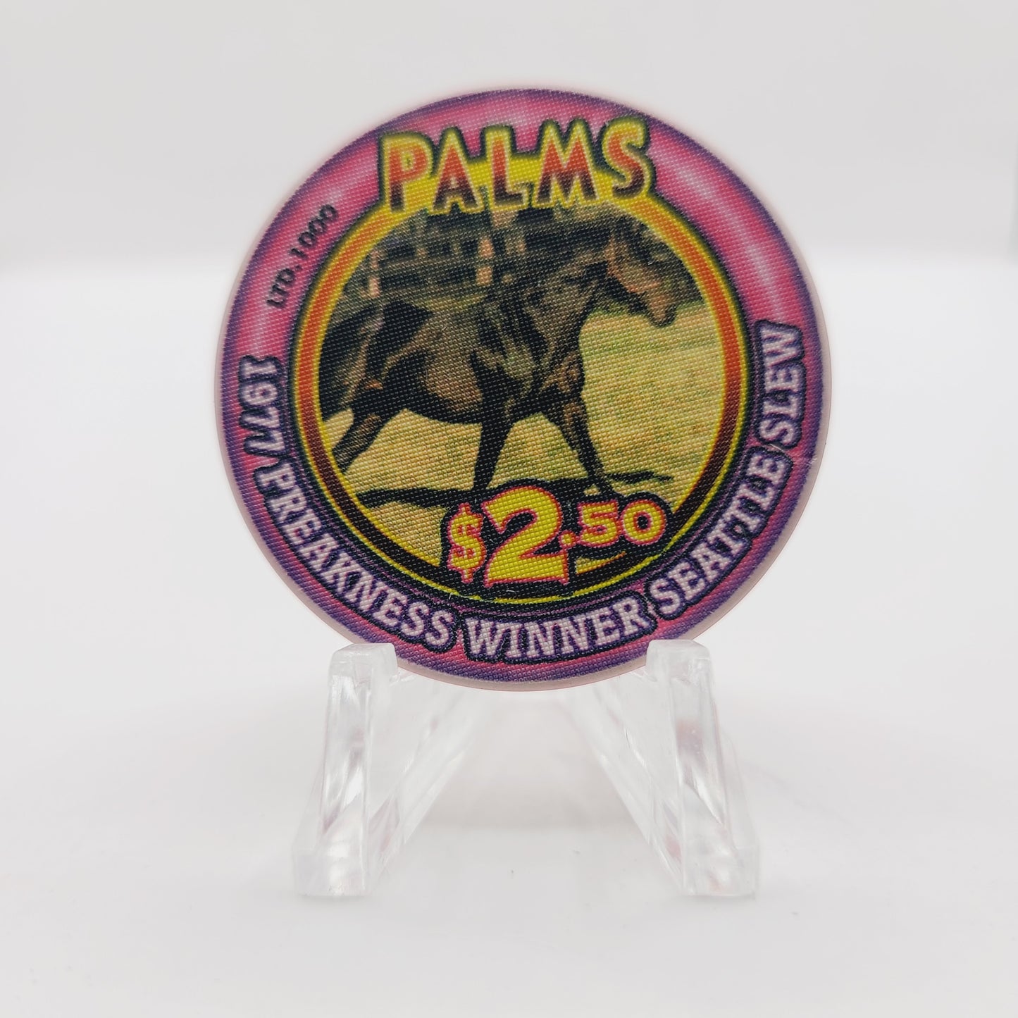 Palms Casino Resort Las Vegas Nevada 2003 "Preakness 1977" $2.50 Casino Chip E1909
