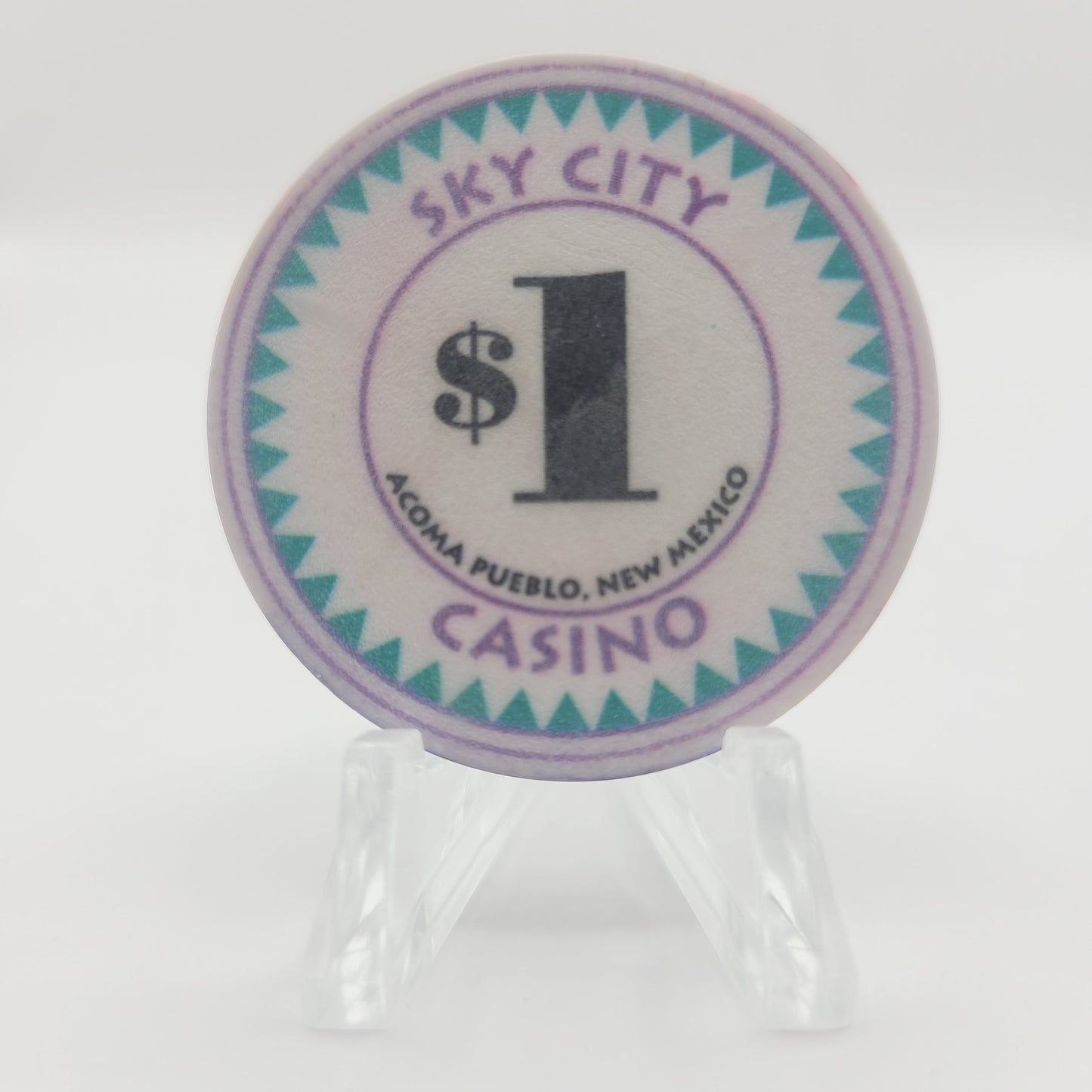 Sky City Casino Acoma New Mexico 1999 $1 Casino Chip