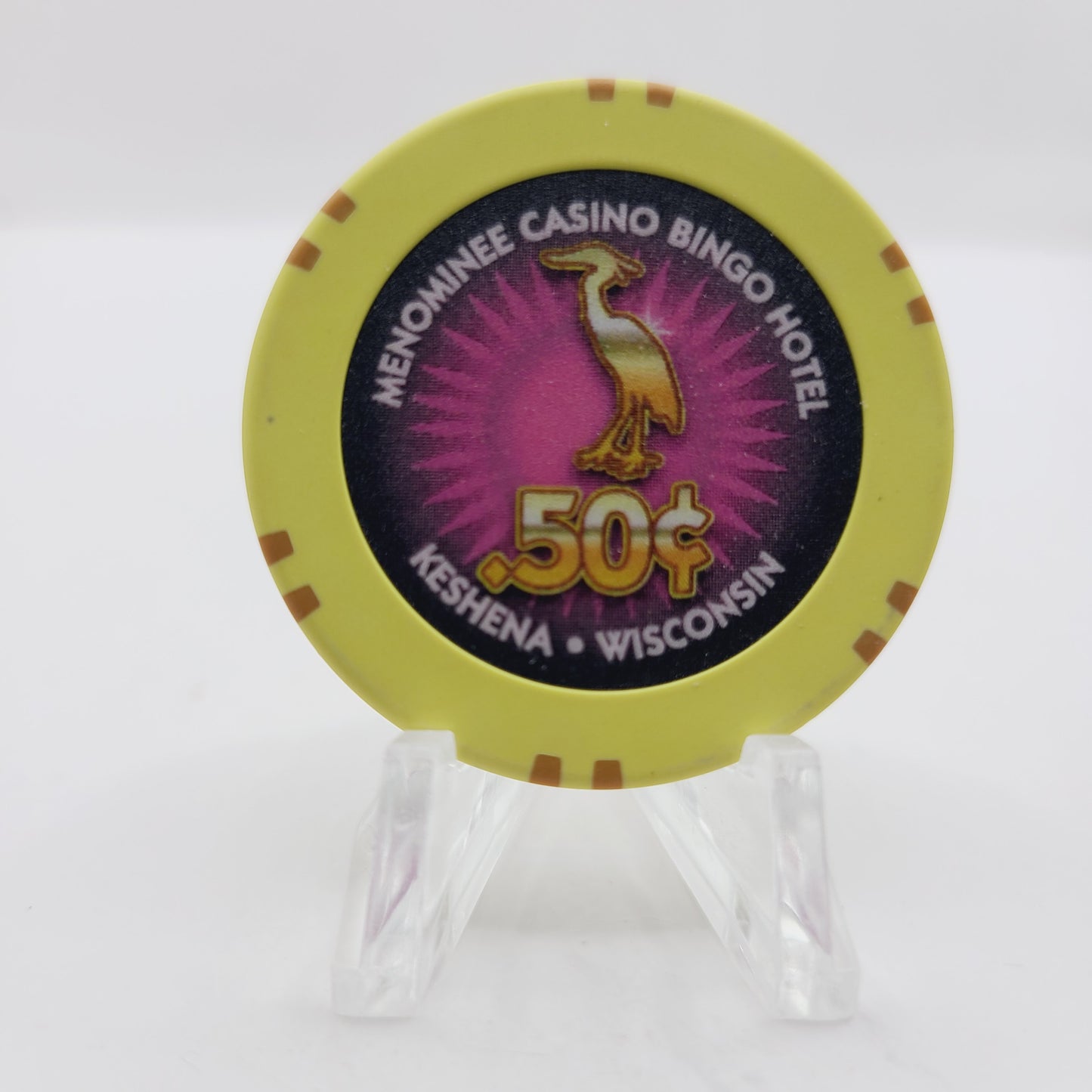 Menominee Nation Casino Resort Keshena Wisconsin $.50 Casino Chip
