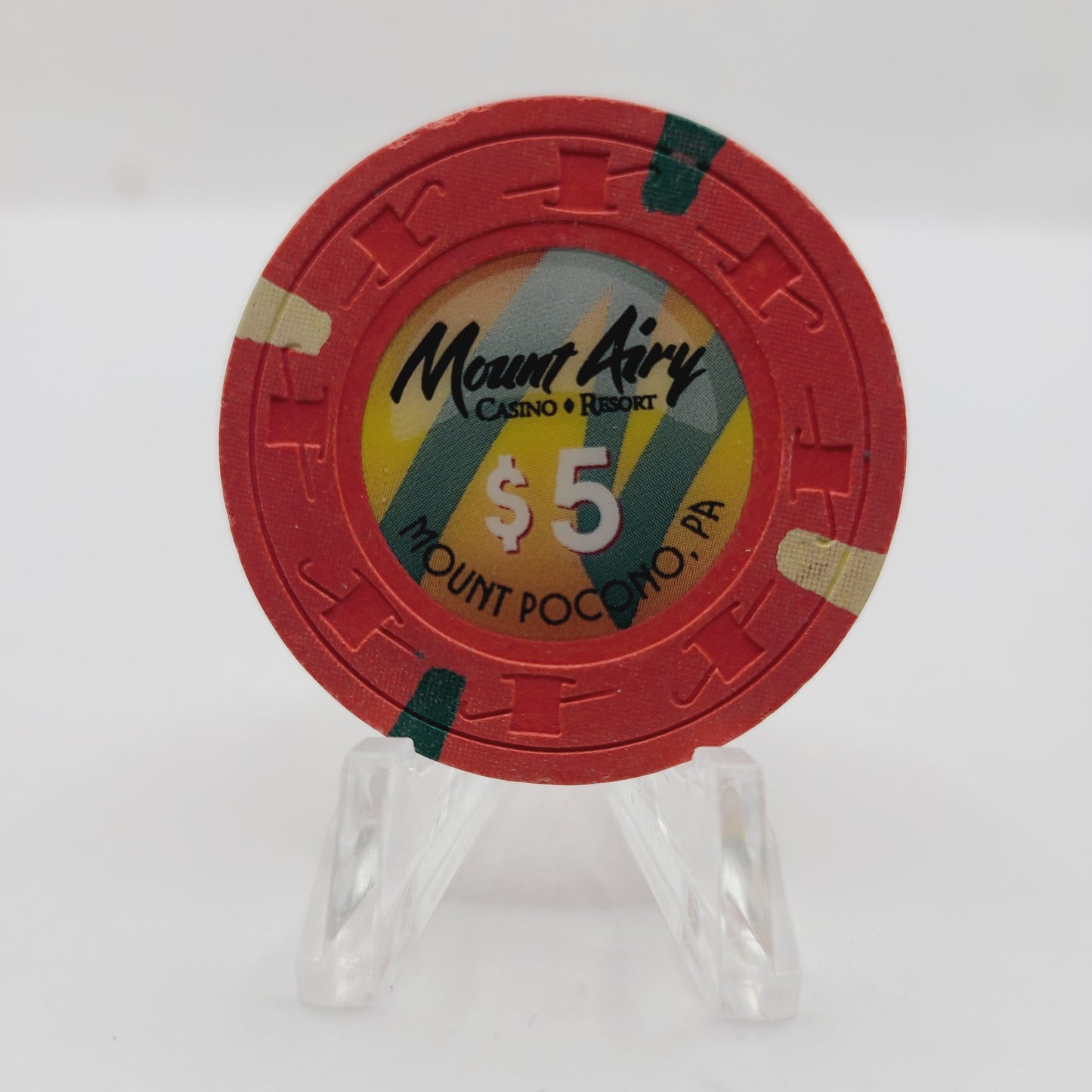 Mount Airy Casino Resort Mount Pocono Pennsylvania 2010 $5 Casino Chip