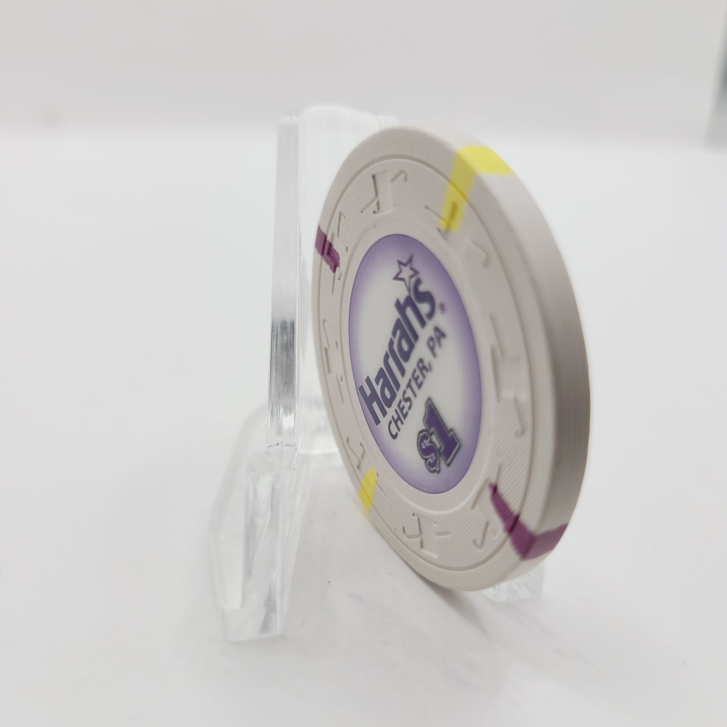 Harrah's Chester Casino & Racetrack Chester Pennsylvania 2010 $1 Casino Chip