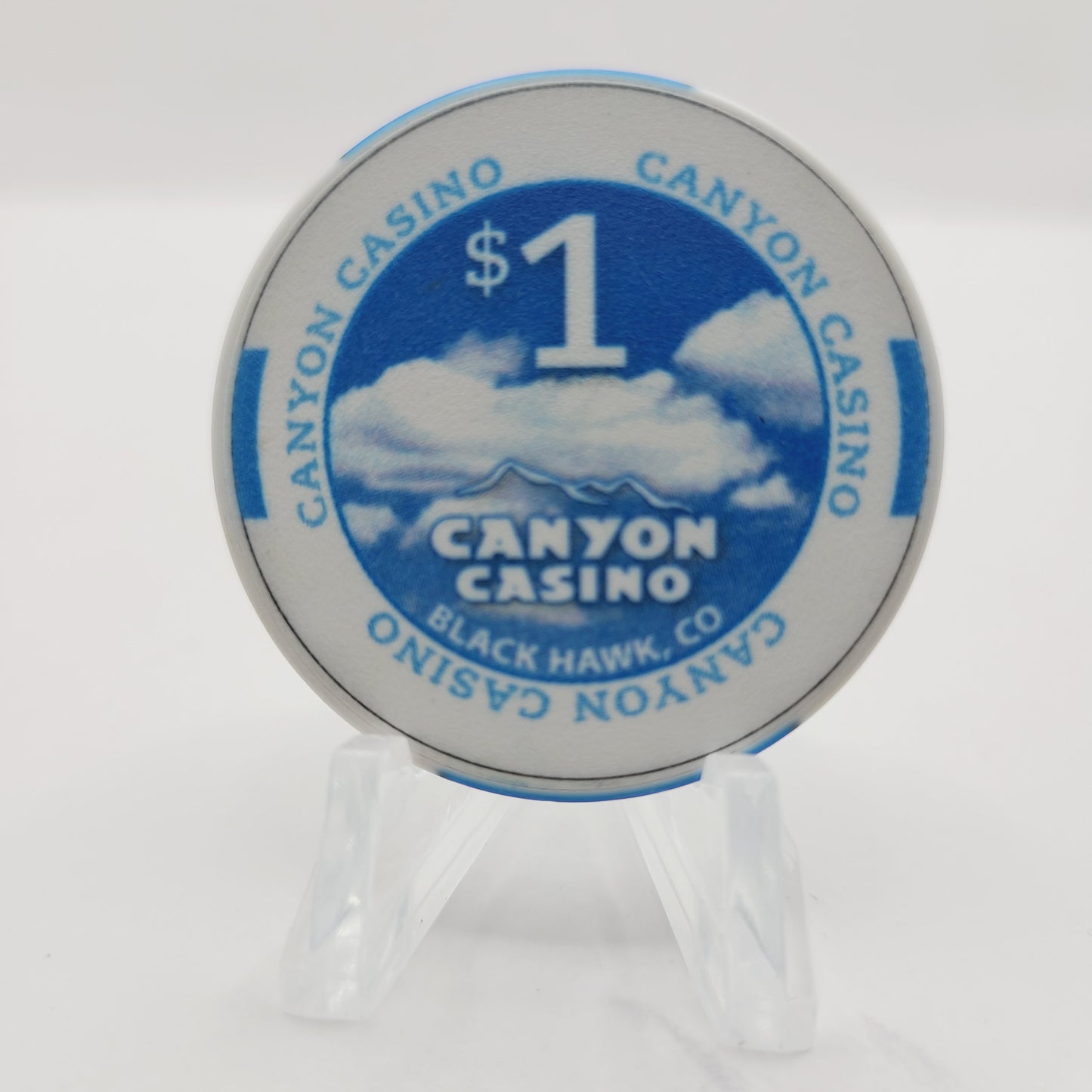Canyon Casino Black Hawk Colorado $1 Casino Chip