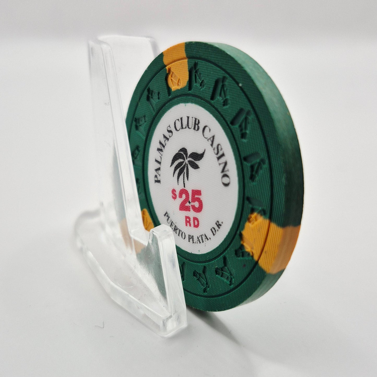 Palmas Club Casino Puerto Plata Dominican Republic $25 Casino Chip *UNC